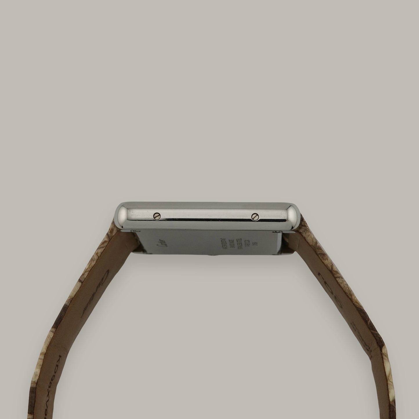 Cartier Tank Solo Large Python Snake Watch