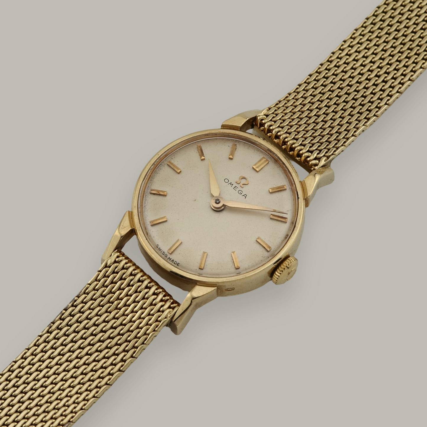 14K Omega Ladies Bracelet Watch