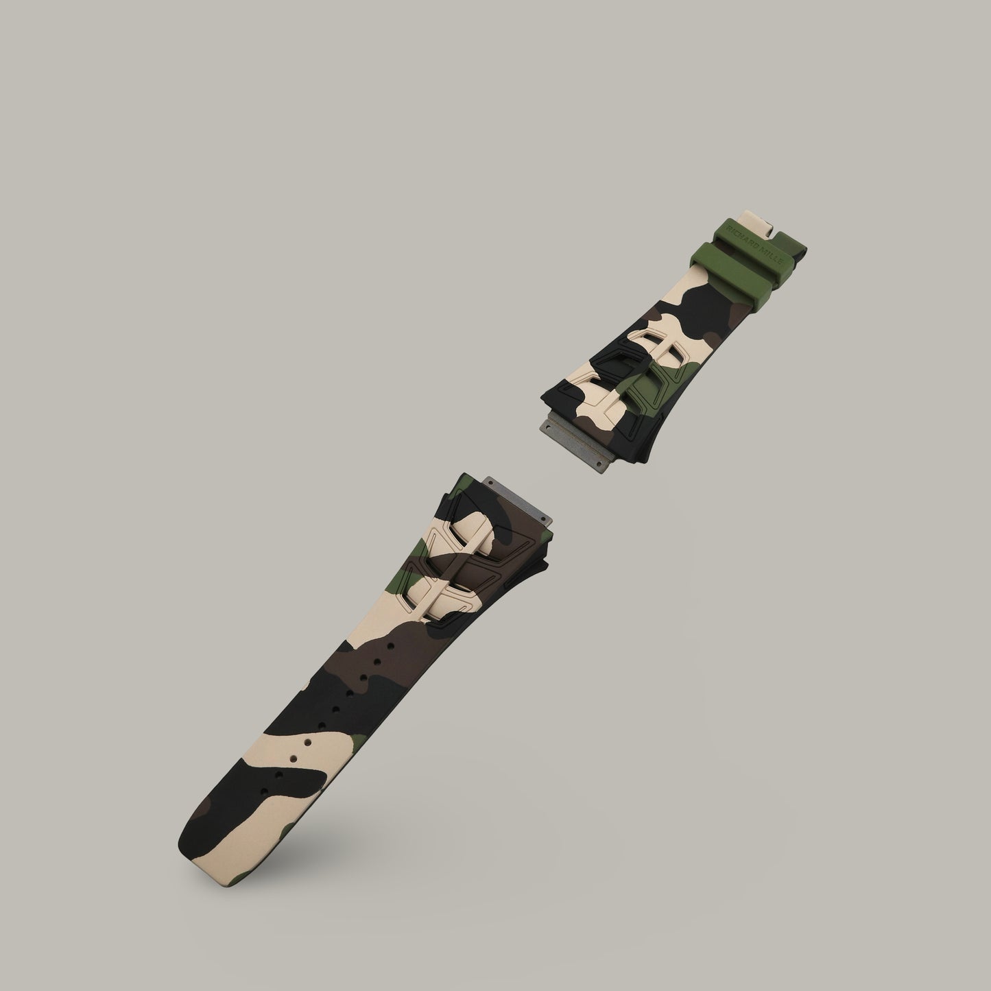 Richard Mille 11-03M 19mm Camouflage Rubber Strap
