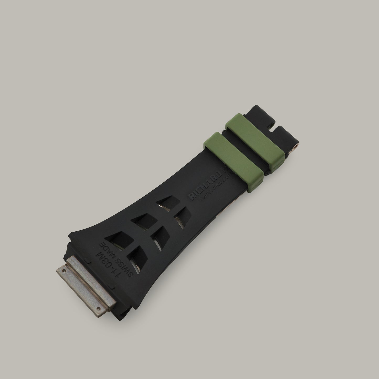 Richard Mille 11-03M 19mm Camouflage Rubber Strap