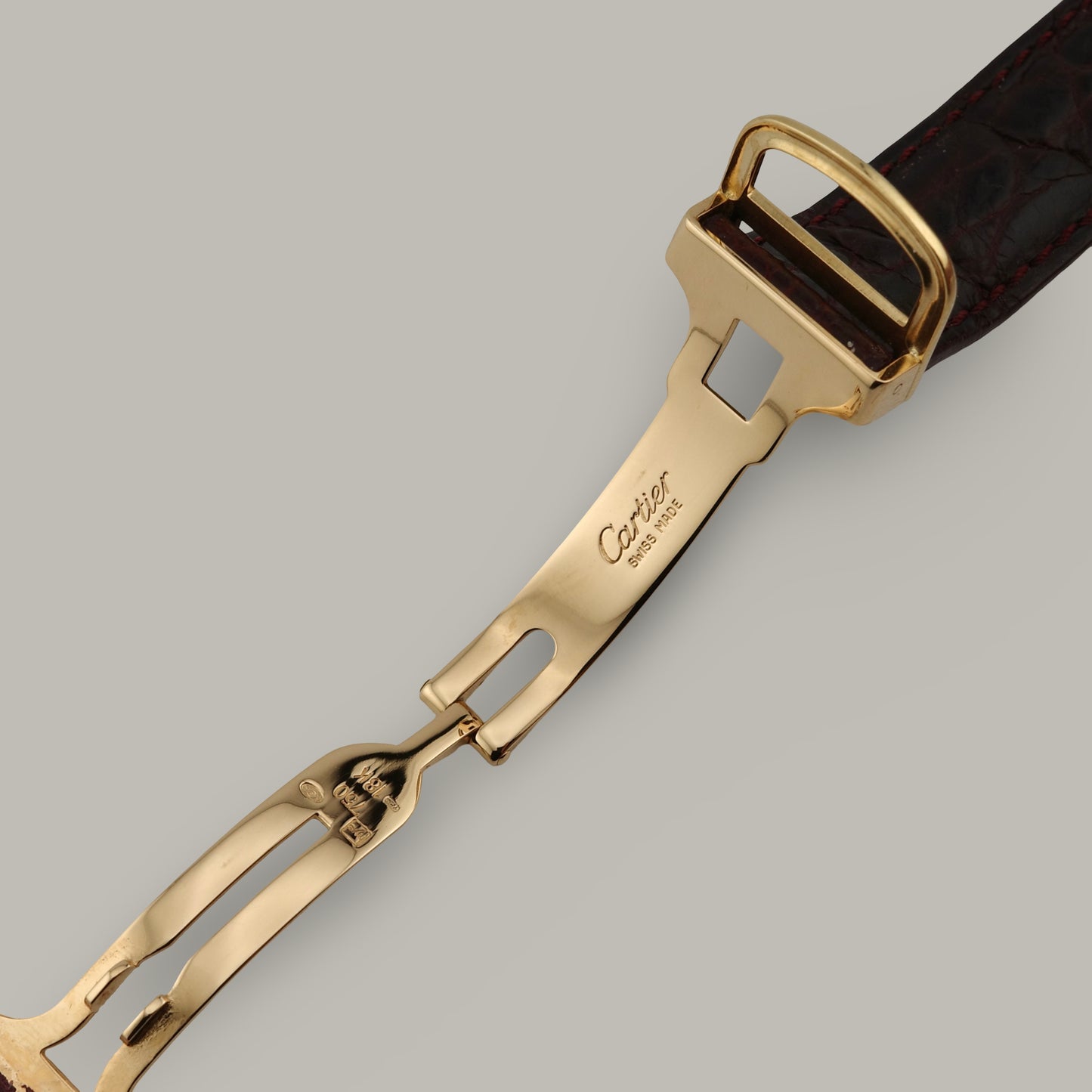 18K Cartier Tank Américaine Moonphase Watch