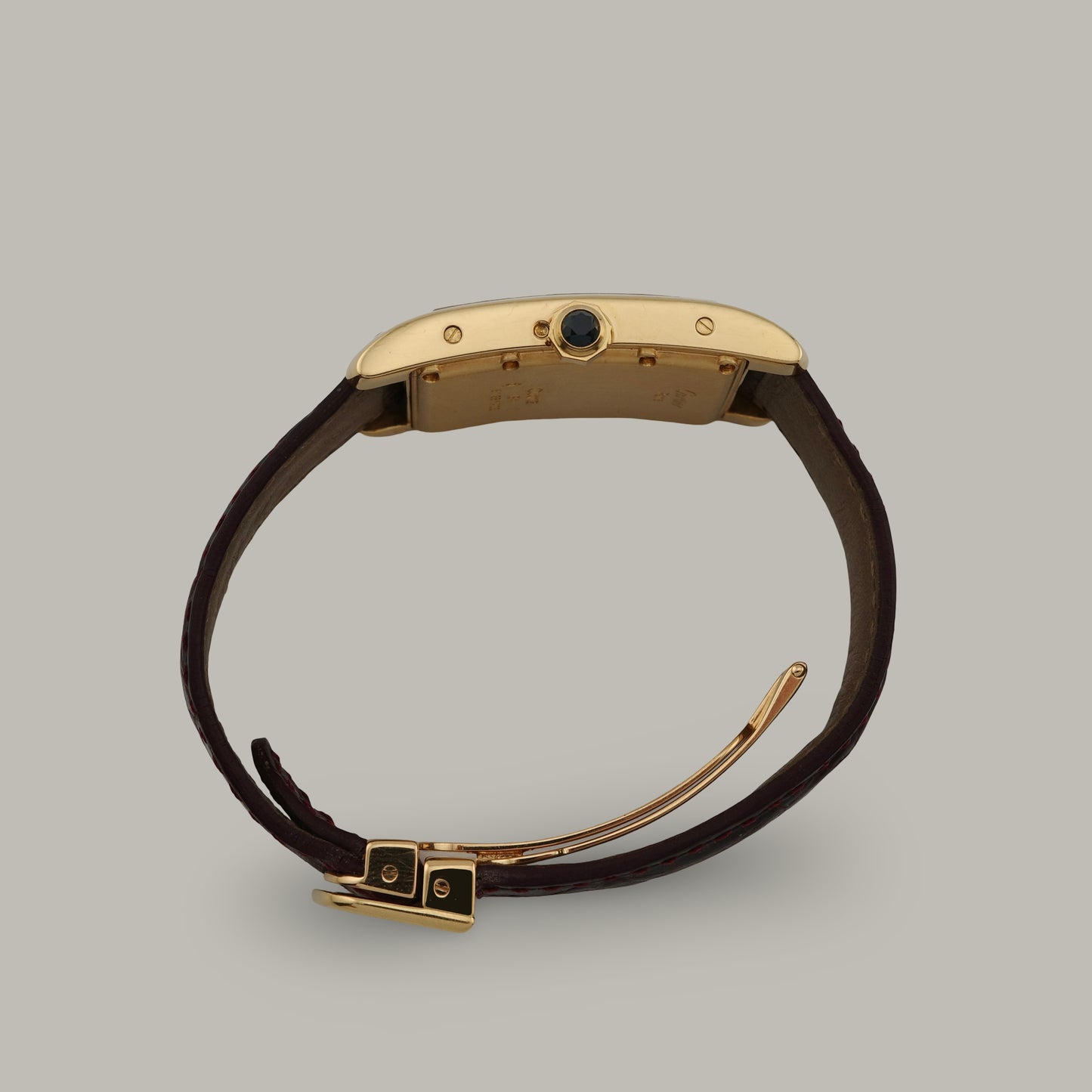 18K Cartier Tank Américaine Moonphase Watch