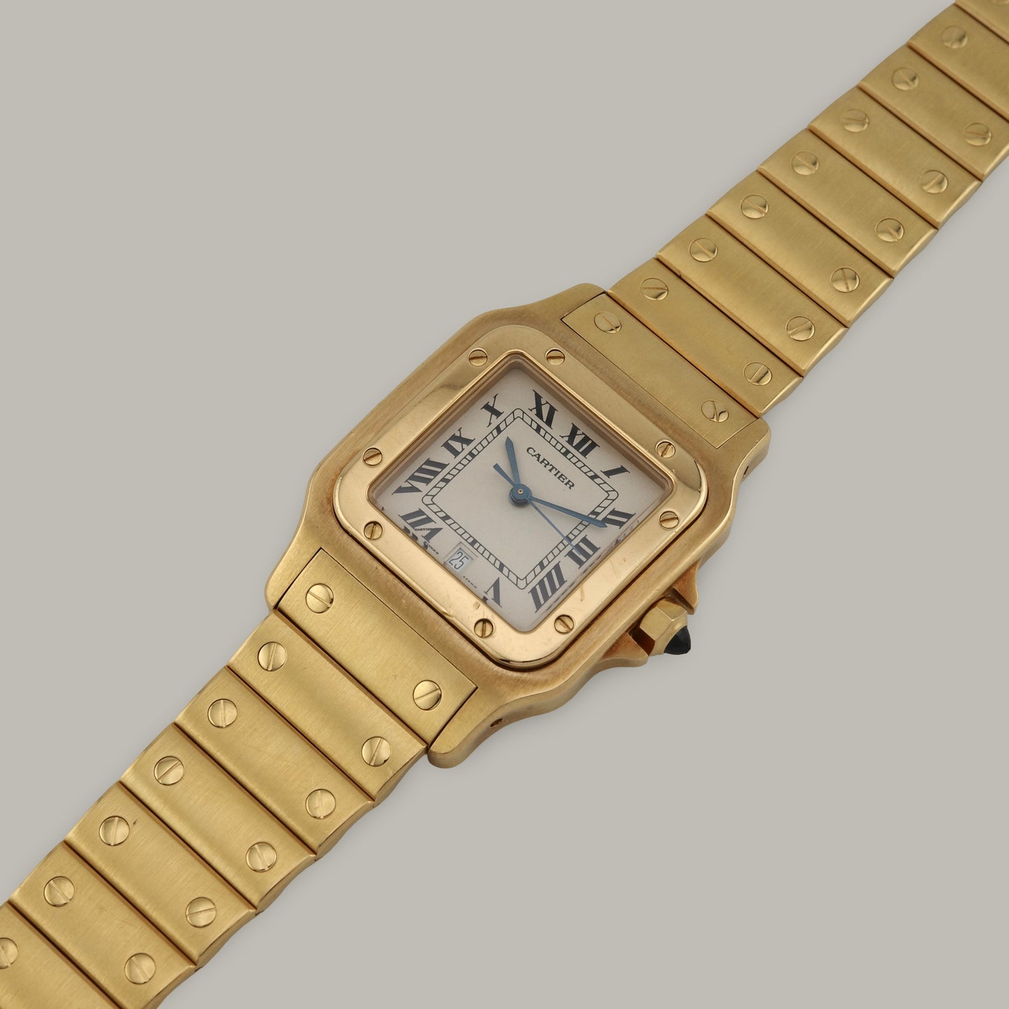 18K Cartier Santos Galbée Large Model Watch