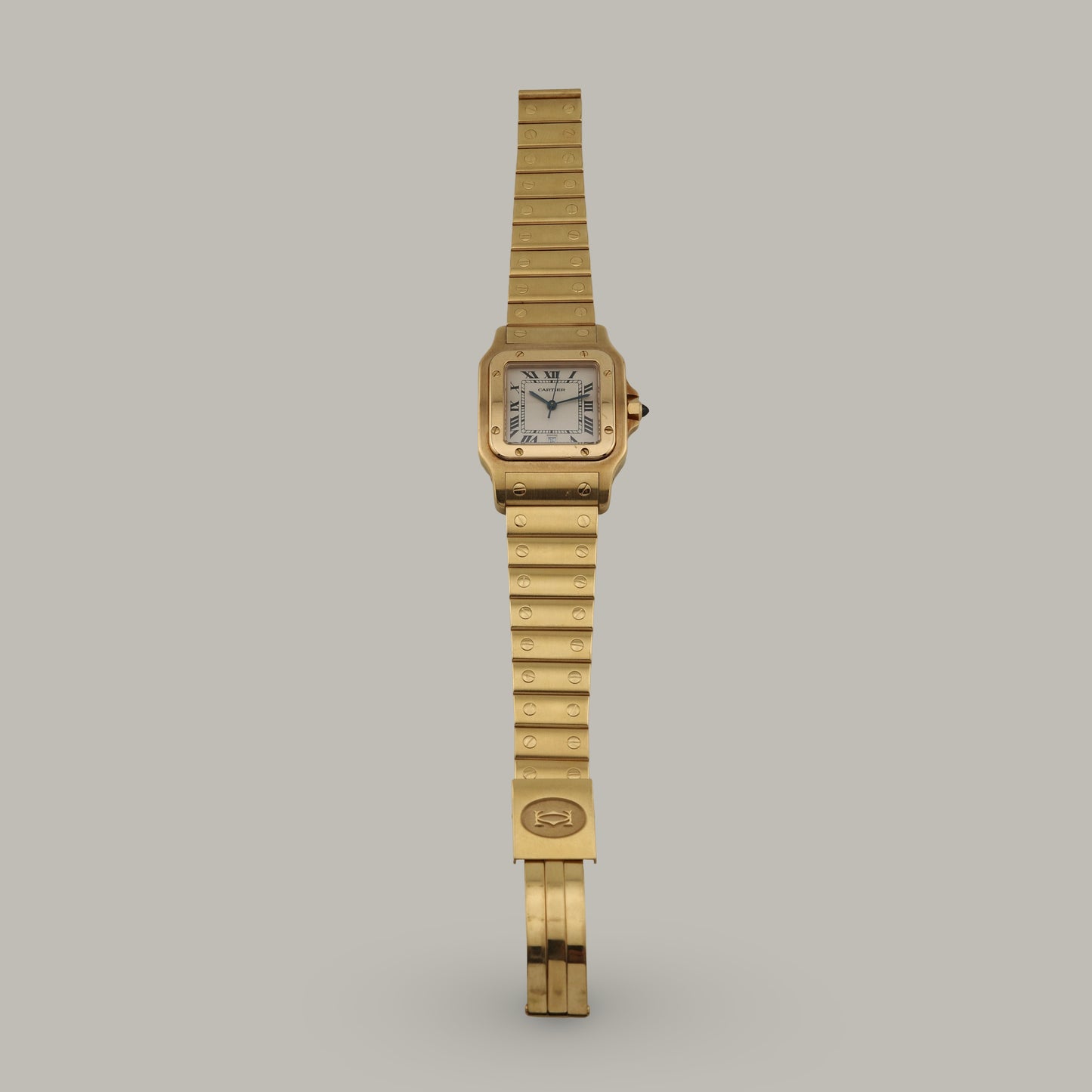 18K Cartier Santos Galbée Large Model Watch