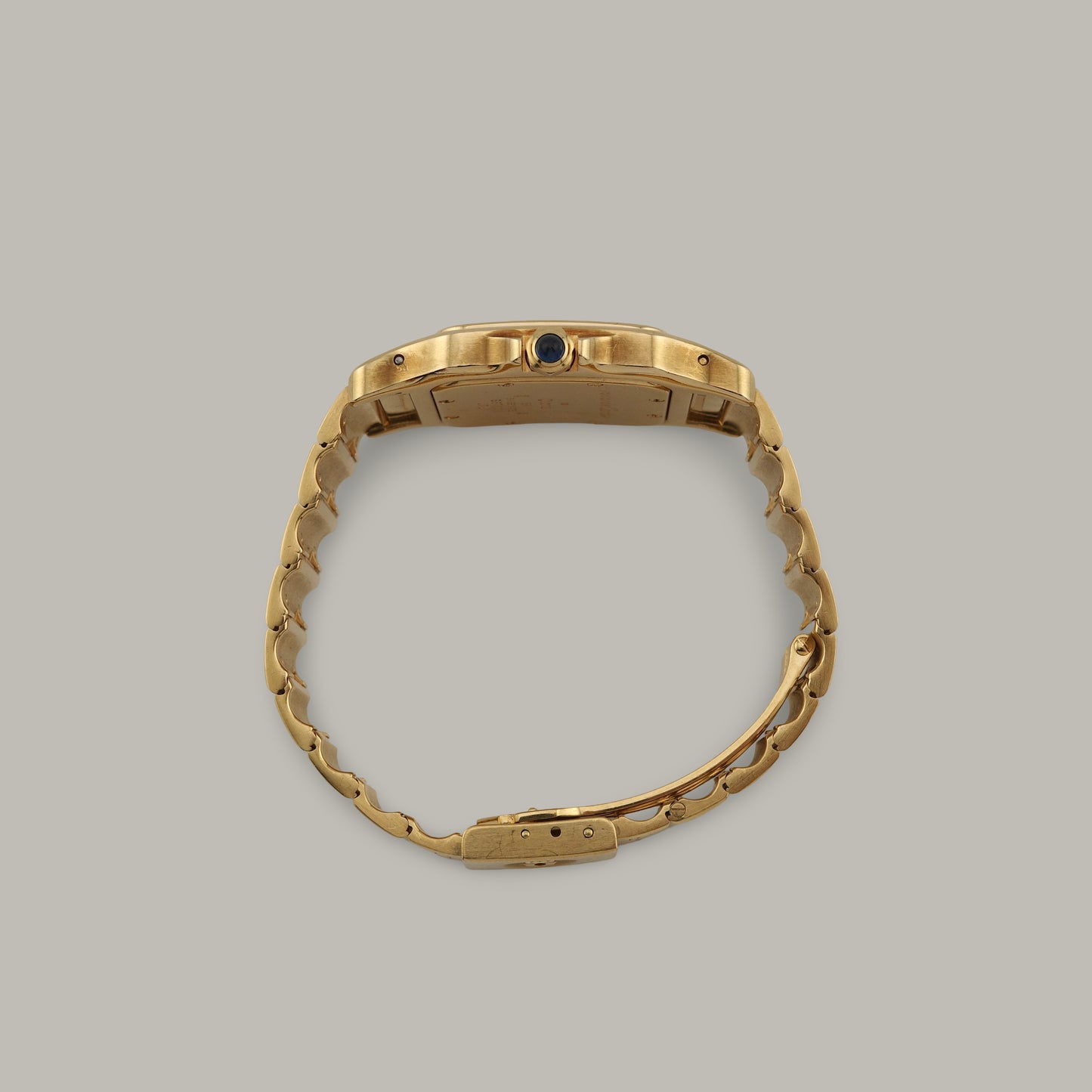 18K Cartier Santos Galbée Large Model Watch
