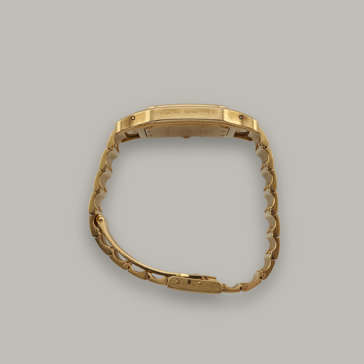 18K Cartier Santos Galbée Large Model Watch