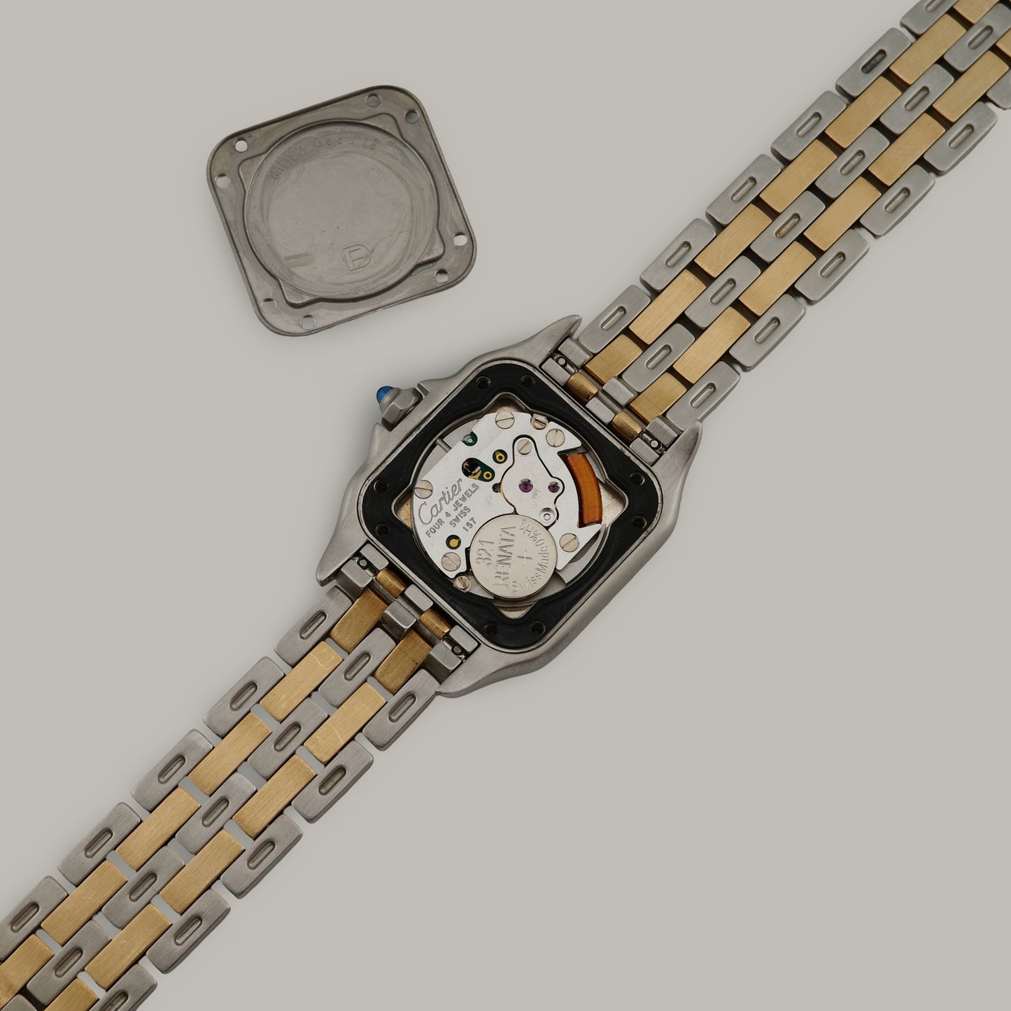 Two-Tone Cartier Panthère Small Watch