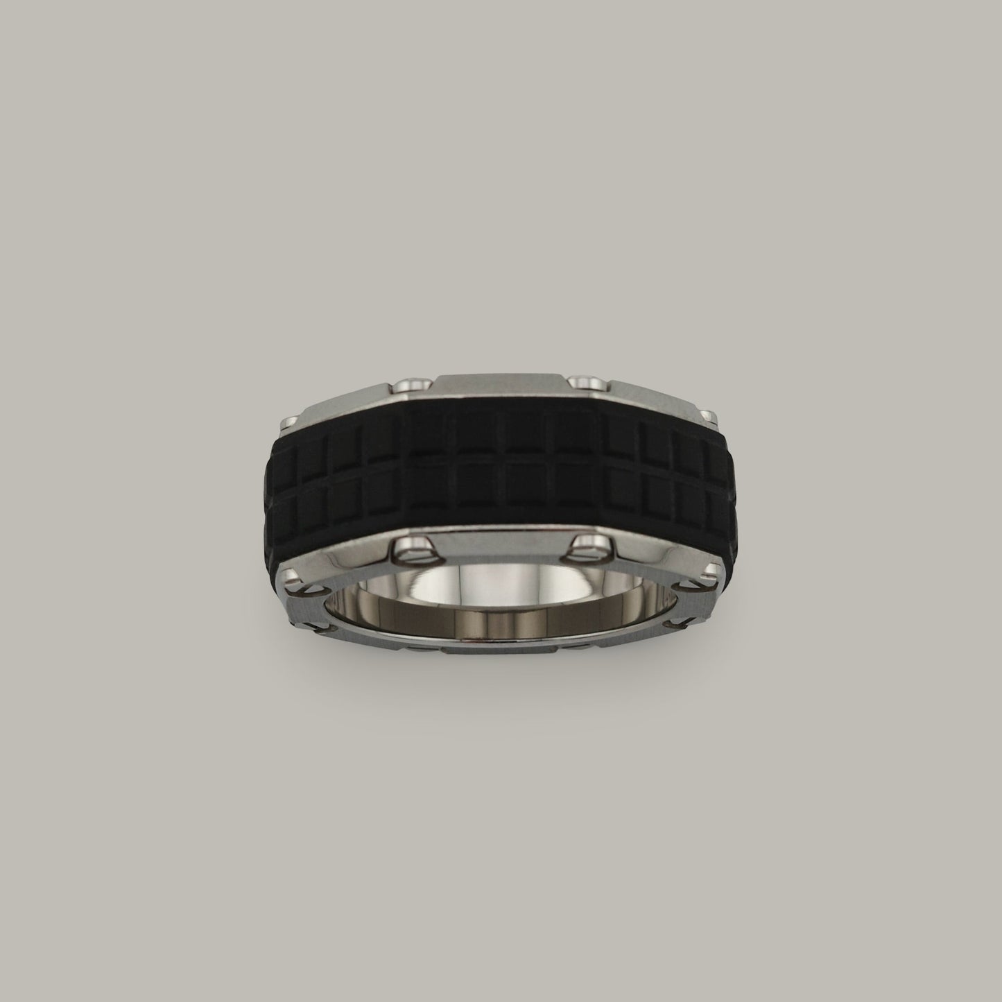 Titanium & Rubber Audemars Piguet Royal Oak Offshore Ring