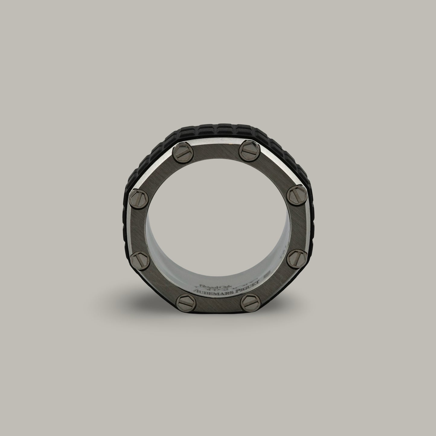 Titanium & Rubber Audemars Piguet Royal Oak Offshore Ring