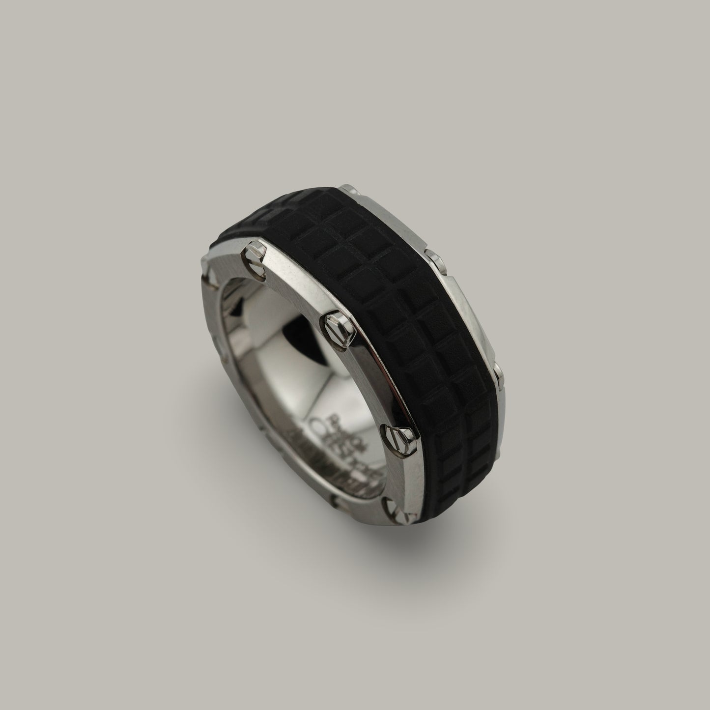 Titanium & Rubber Audemars Piguet Royal Oak Offshore Ring