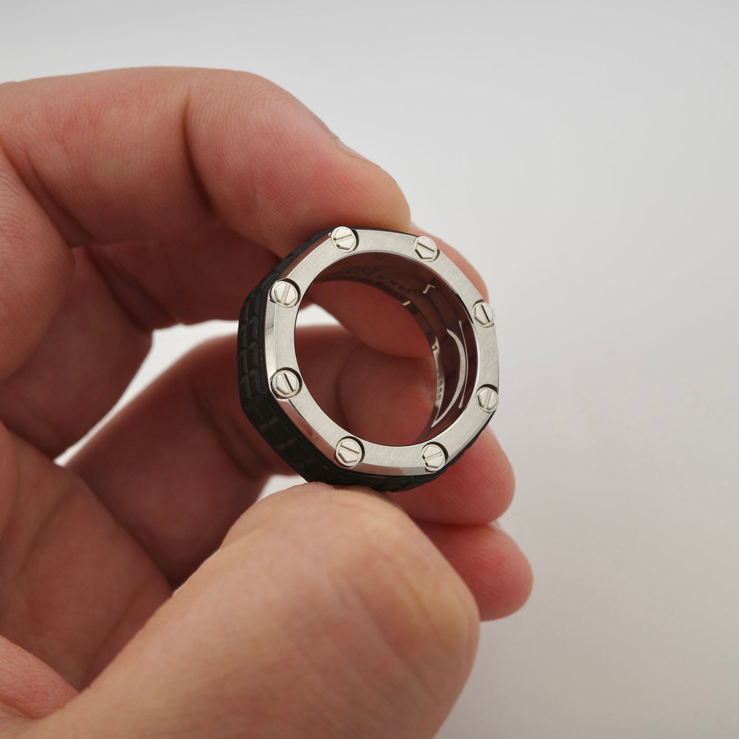 Titanium & Rubber Audemars Piguet Royal Oak Offshore Ring