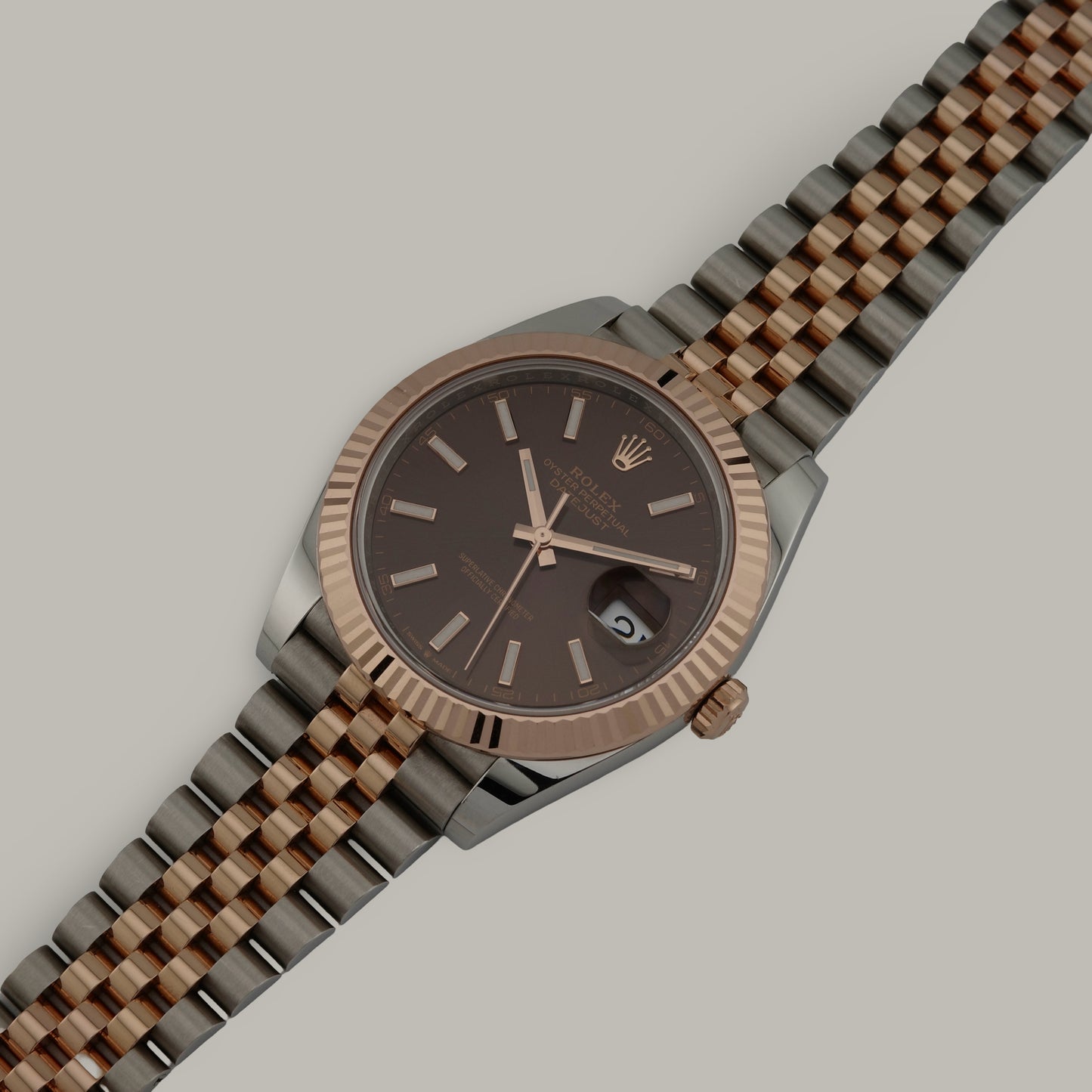 Rolex Datejust 41 Chocolate Dial Watch