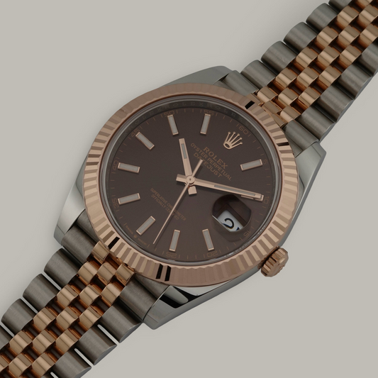 Rolex Datejust 41 Chocolate Dial Watch
