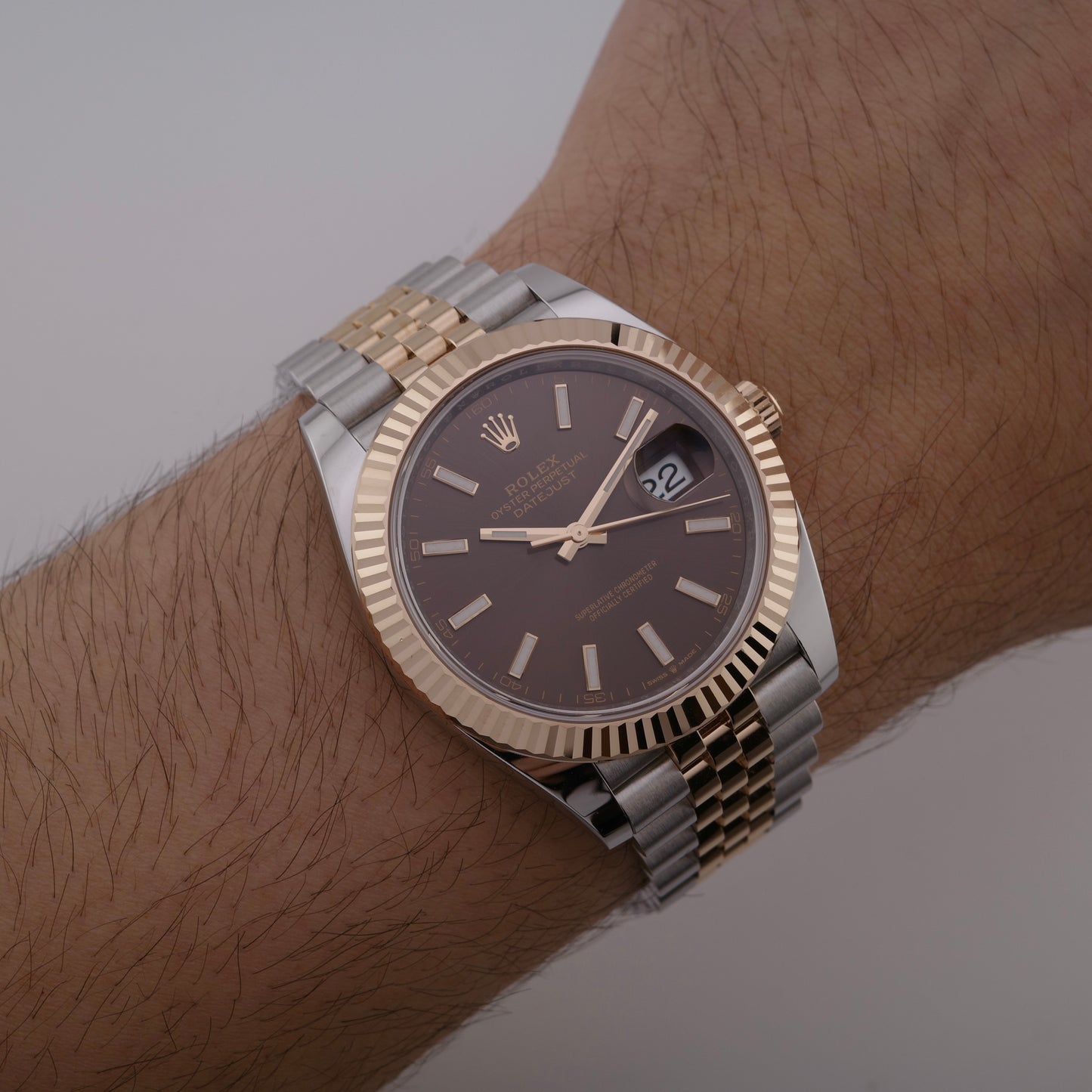 Rolex Datejust 41 Chocolate Dial Watch