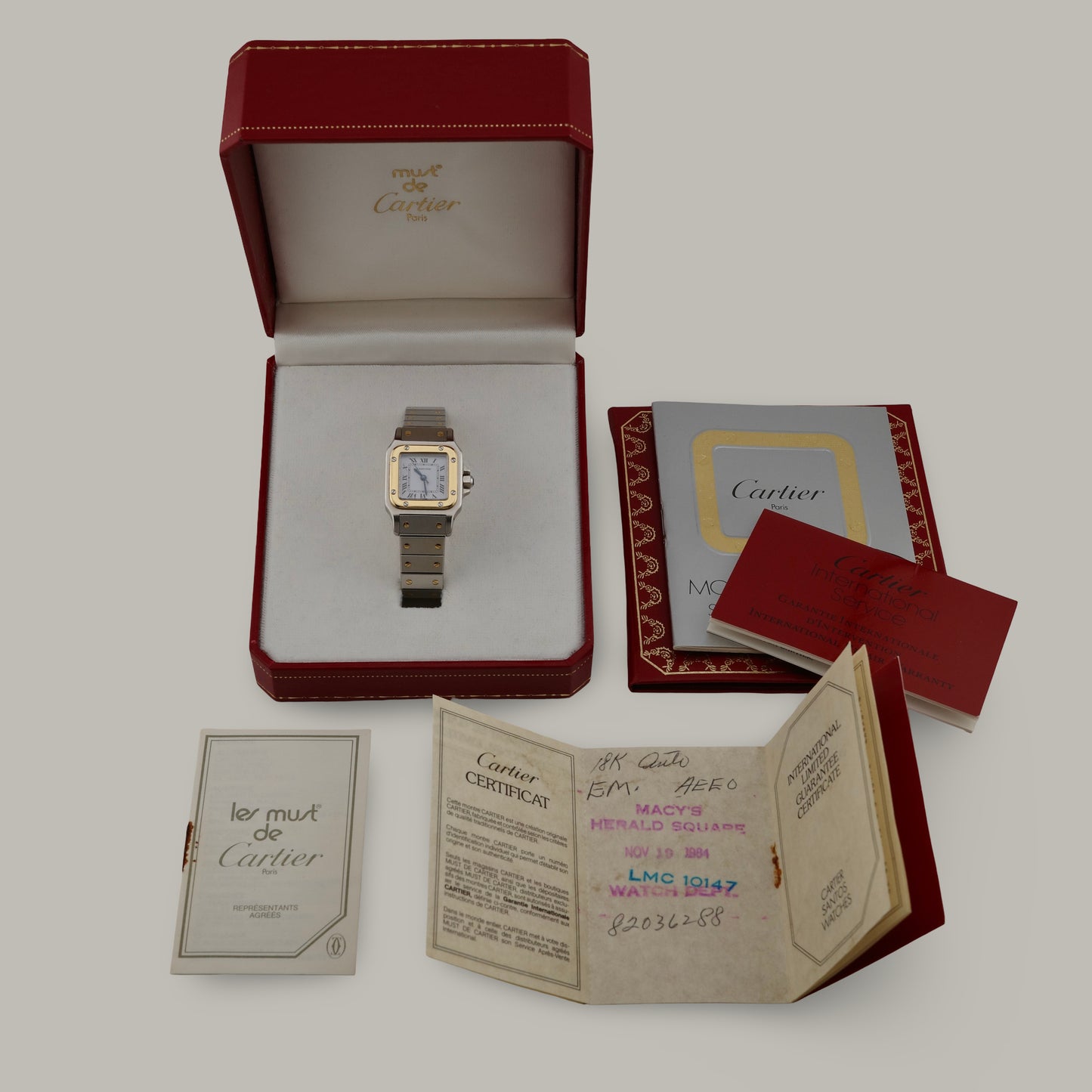 Cartier Santos Carrée Ladies Watch