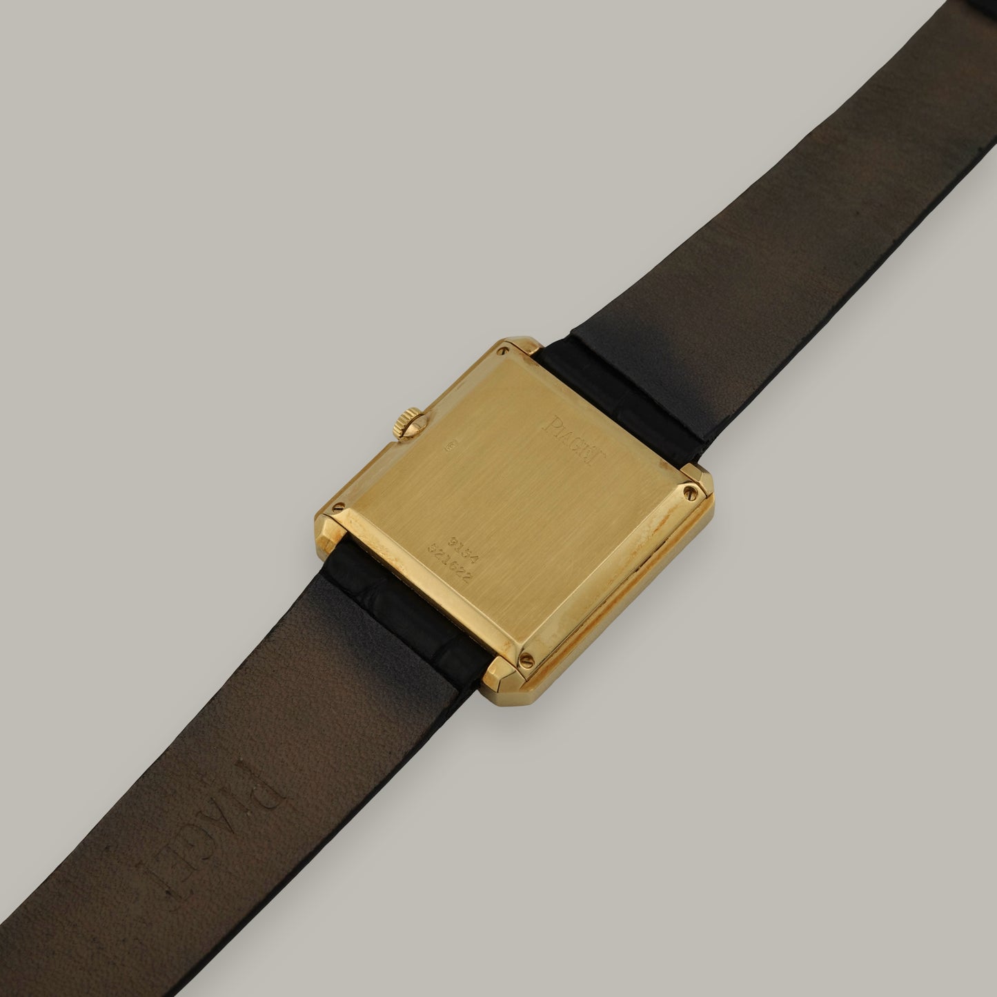 18K Piaget Protocole Mother of Pearl Tapestry Dial Watch