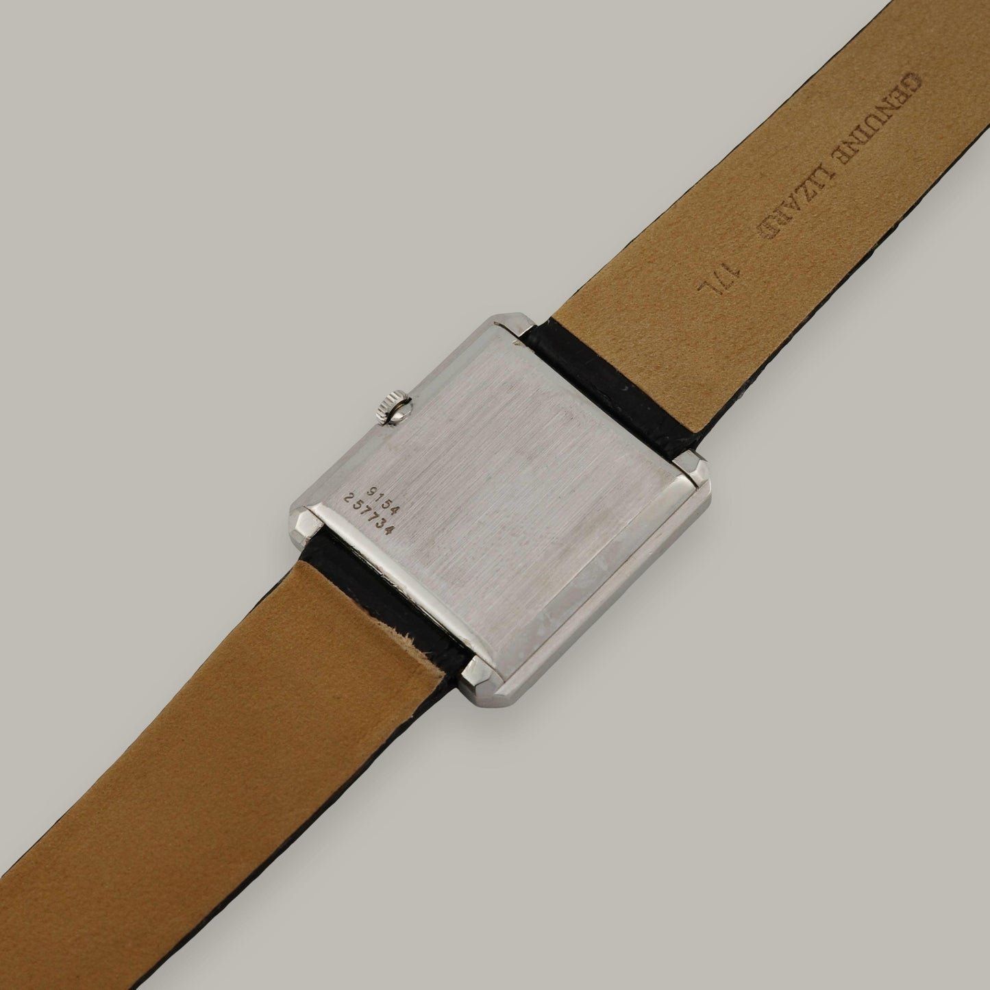 18K Piaget Protocole 9154 Mother of Pearl & Onyx Dial Watch