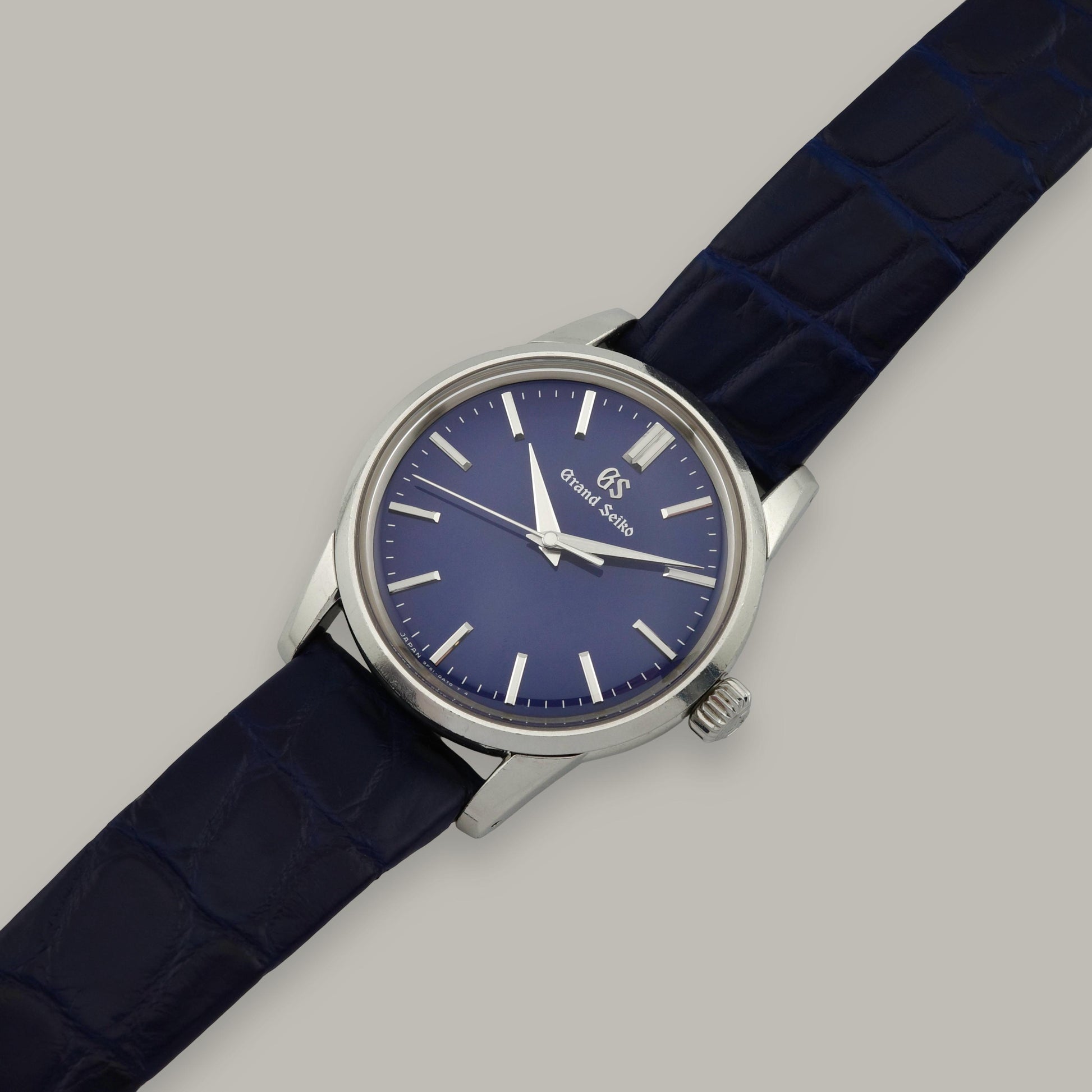 Stainless Steel Grand Seiko Elegance SBGX349 Gekka Blue Dial Full Set Watch
