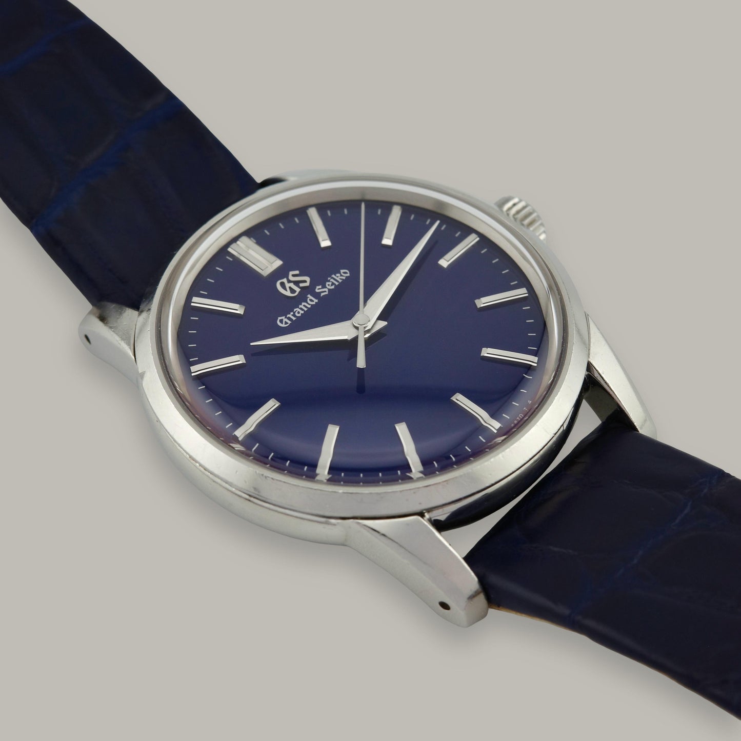 Stainless Steel Grand Seiko Elegance SBGX349 Gekka Blue Dial Full Set Watch