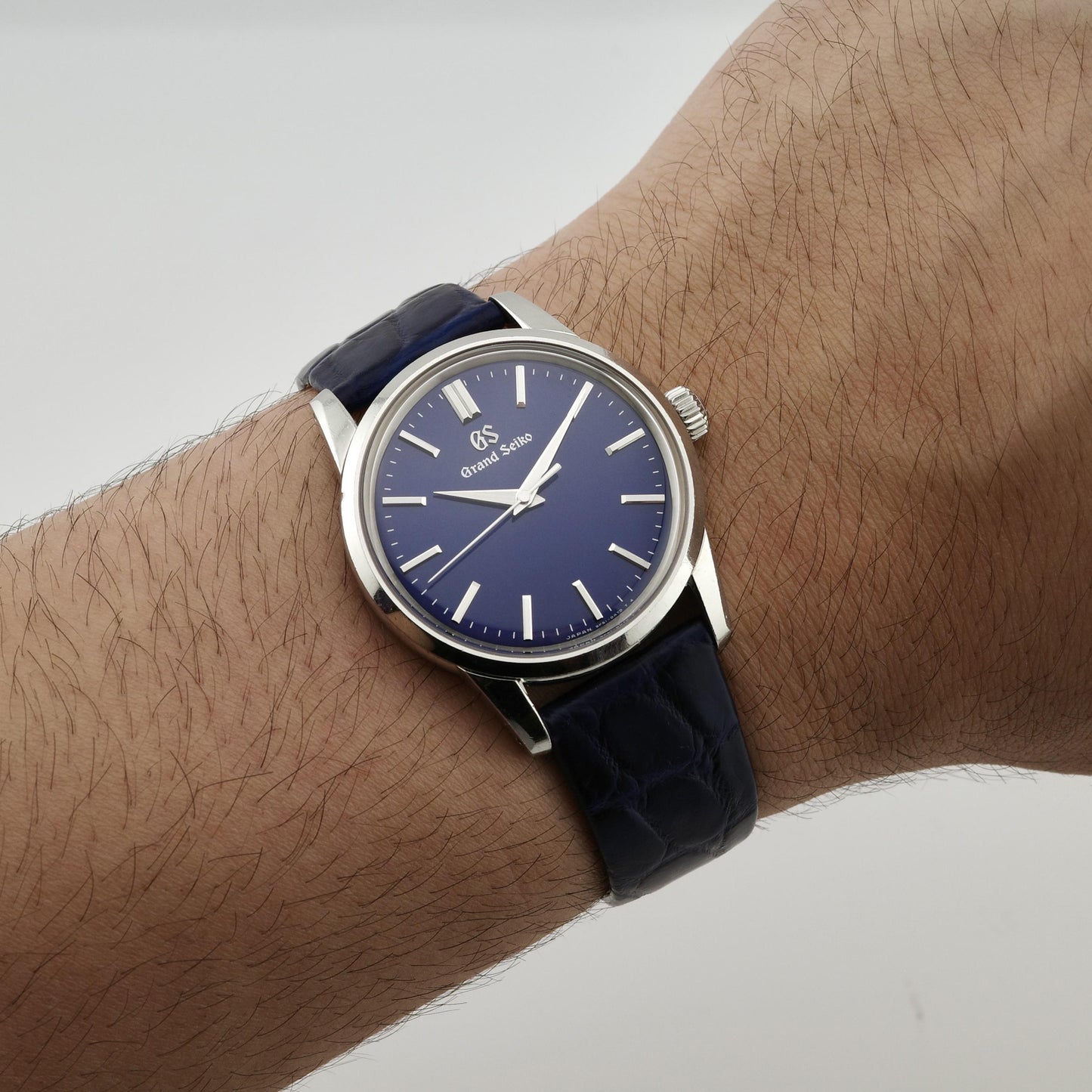 Stainless Steel Grand Seiko Elegance SBGX349 Gekka Blue Dial Full Set Watch