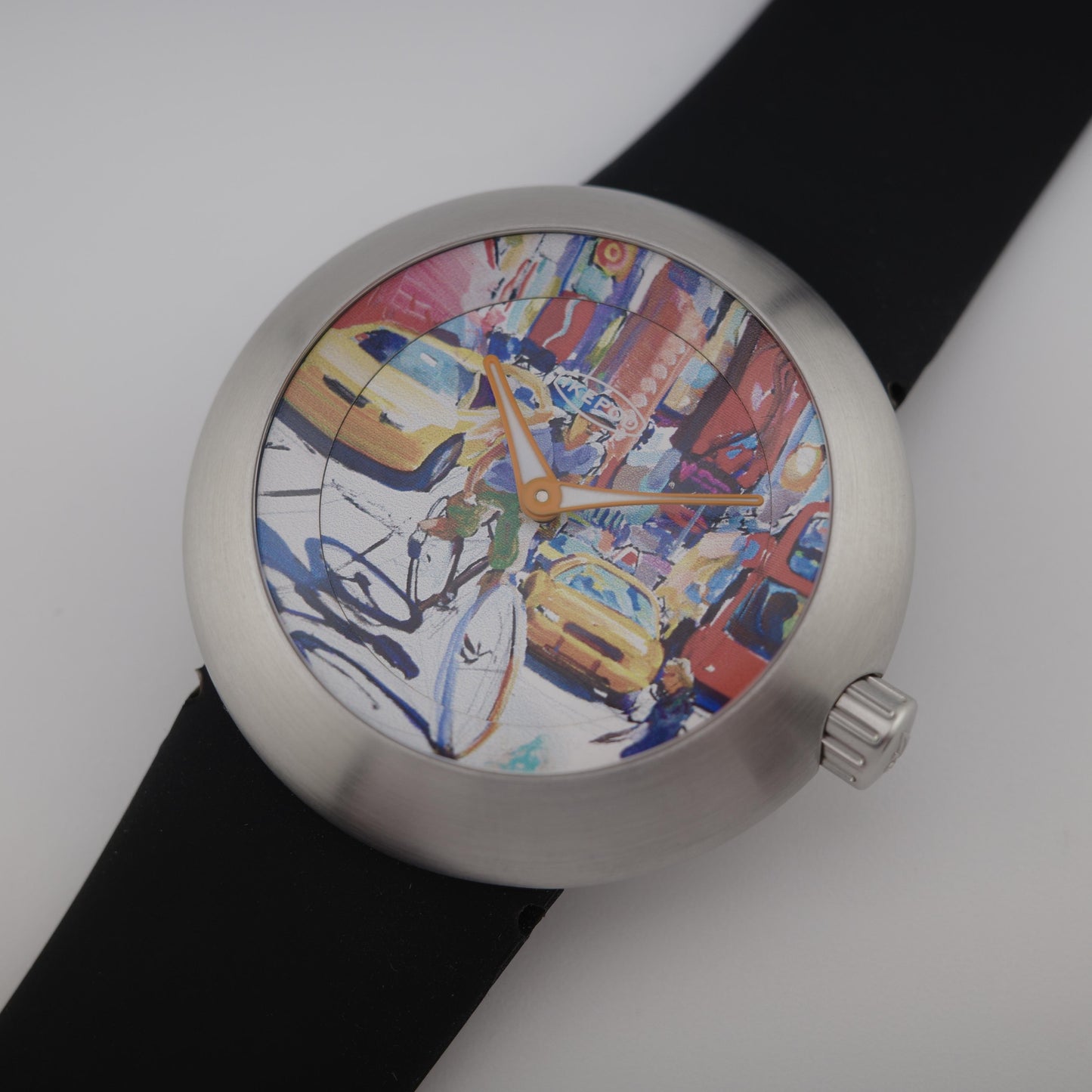 Stainless Steel Ikepod Duopod DTC3-SI-LB Tom Christopher Art Series Watch