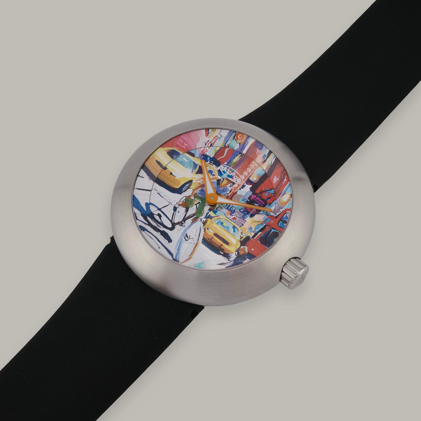 Stainless Steel Ikepod Duopod DTC3-SI-LB Tom Christopher Art Series Watch