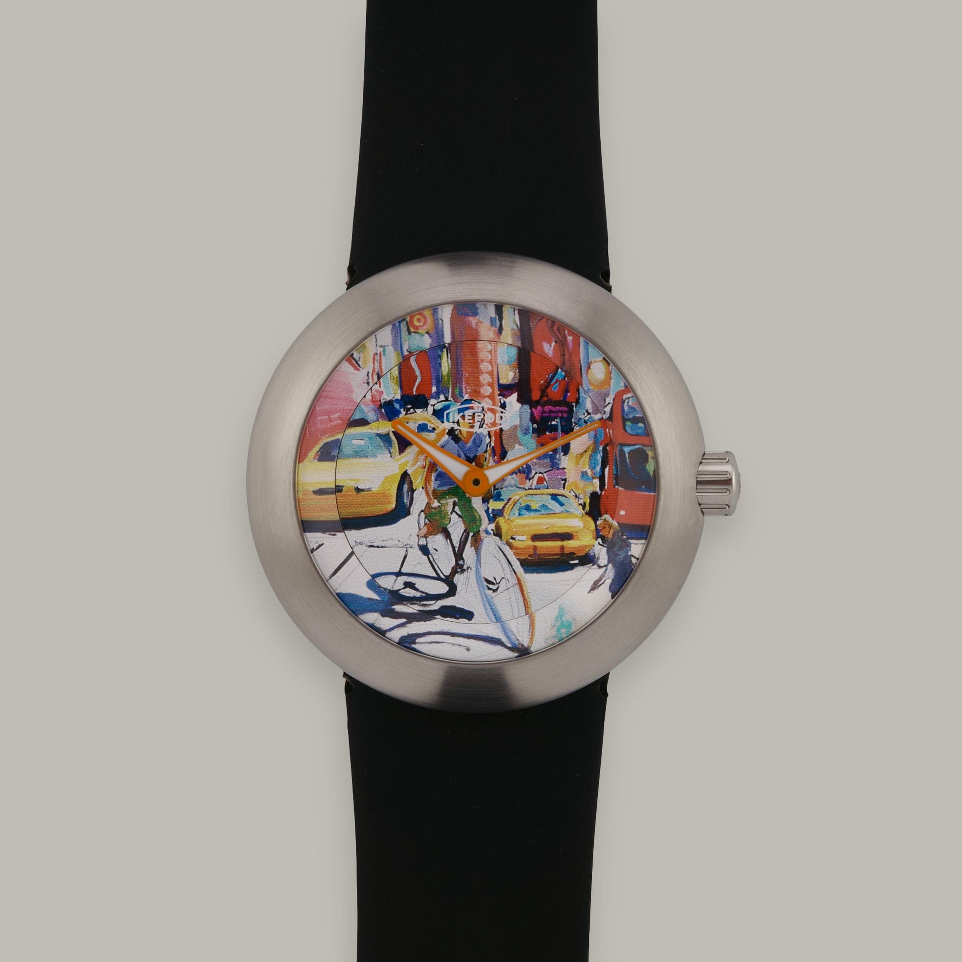 Stainless Steel Ikepod Duopod DTC3-SI-LB Tom Christopher Art Series Watch