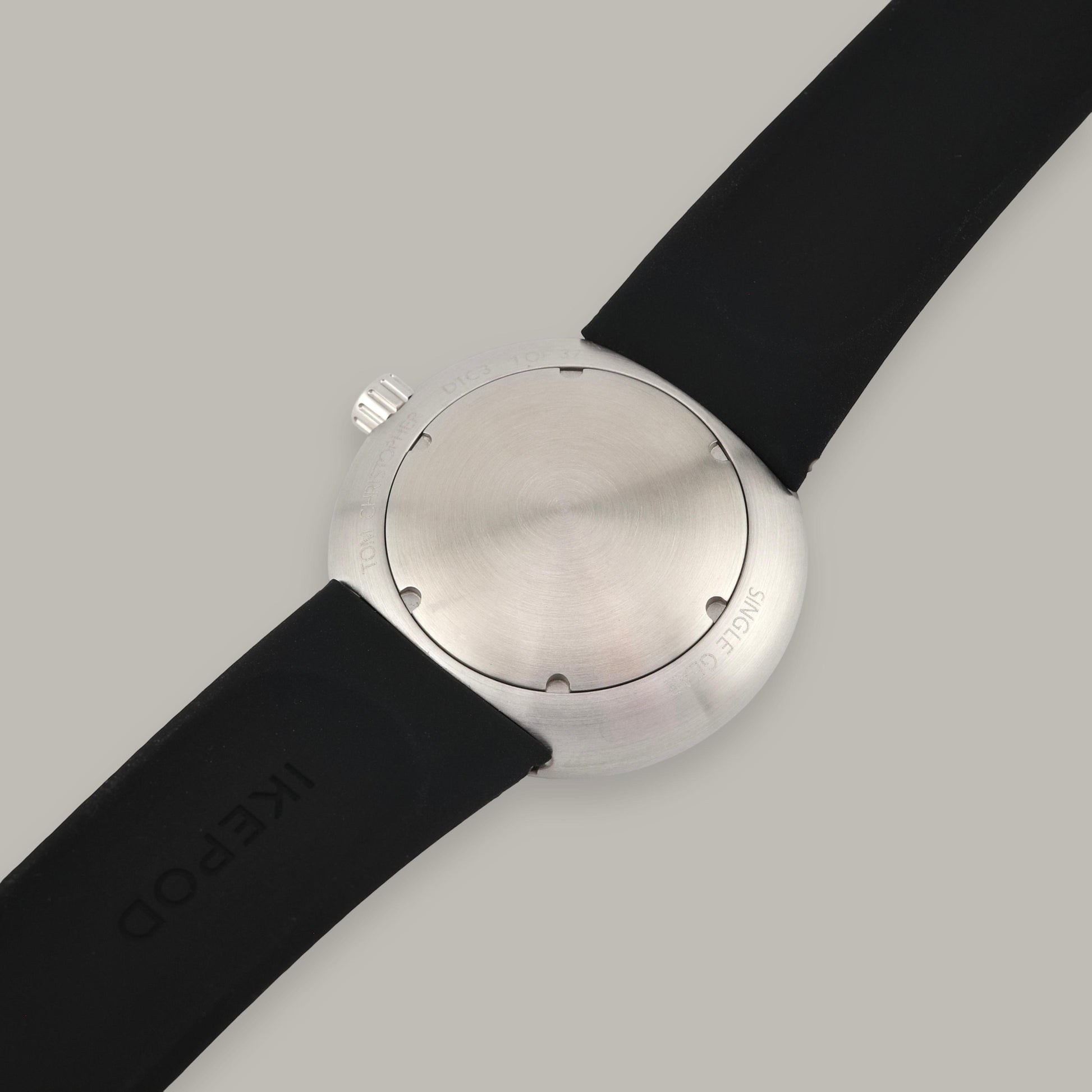 Stainless Steel Ikepod Duopod DTC3-SI-LB Tom Christopher Art Series Watch