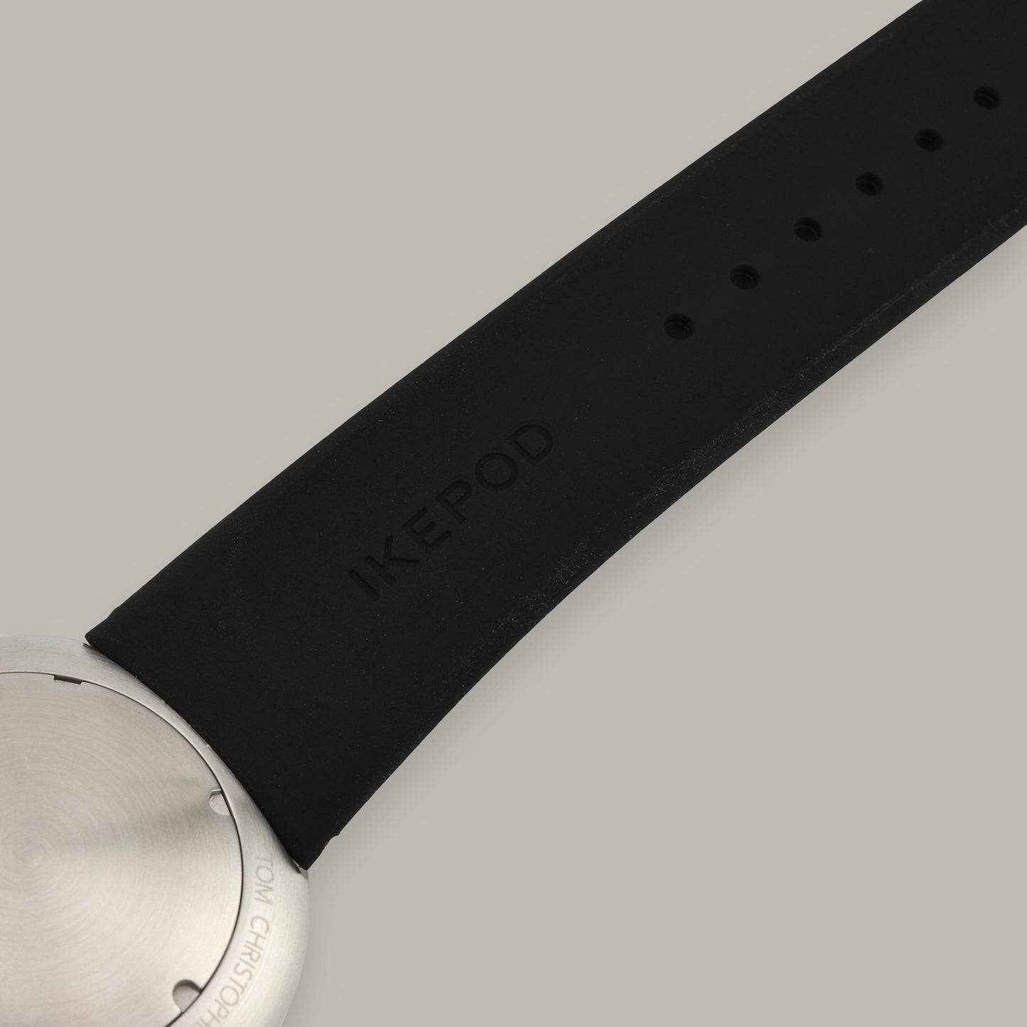 Stainless Steel Ikepod Duopod DTC3-SI-LB Tom Christopher Art Series Watch
