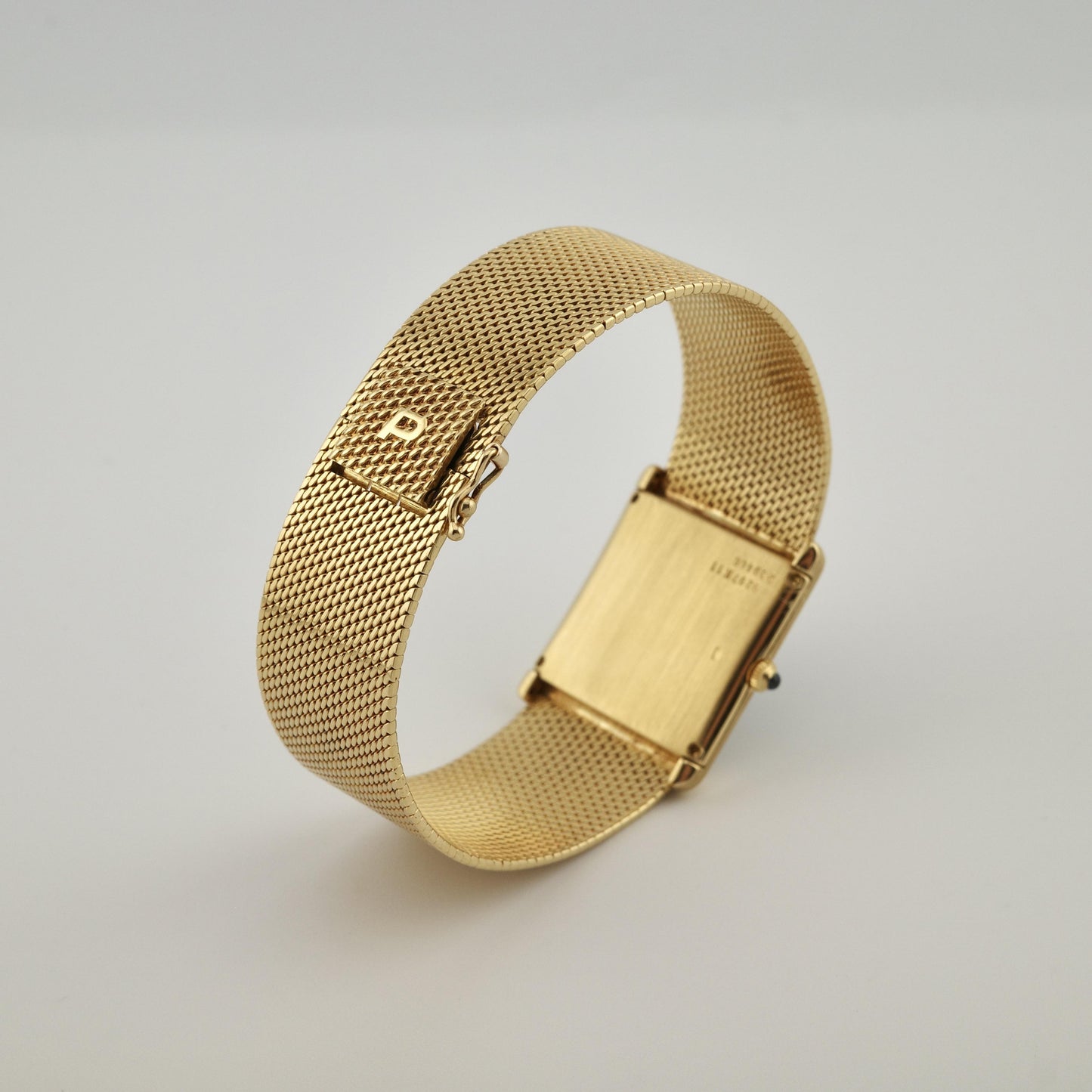 18K Piaget 9297K11 Retailed by Van Cleef & Arpels Blue Dial Watch