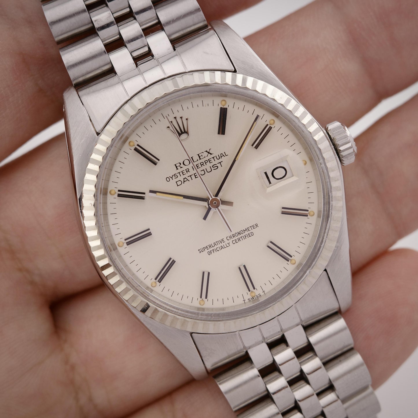 1979 Rolex Datejust 16014 "Wide Boy Pumpkin" Watch
