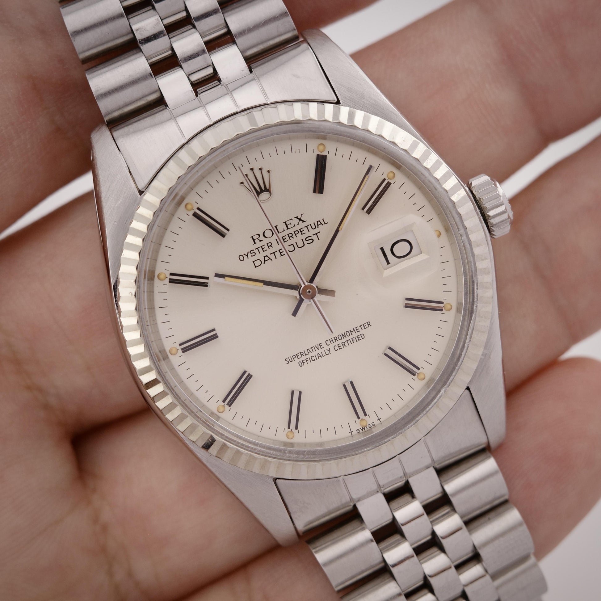 1979 Rolex Datejust 16014 "Wide Boy Pumpkin" Watch