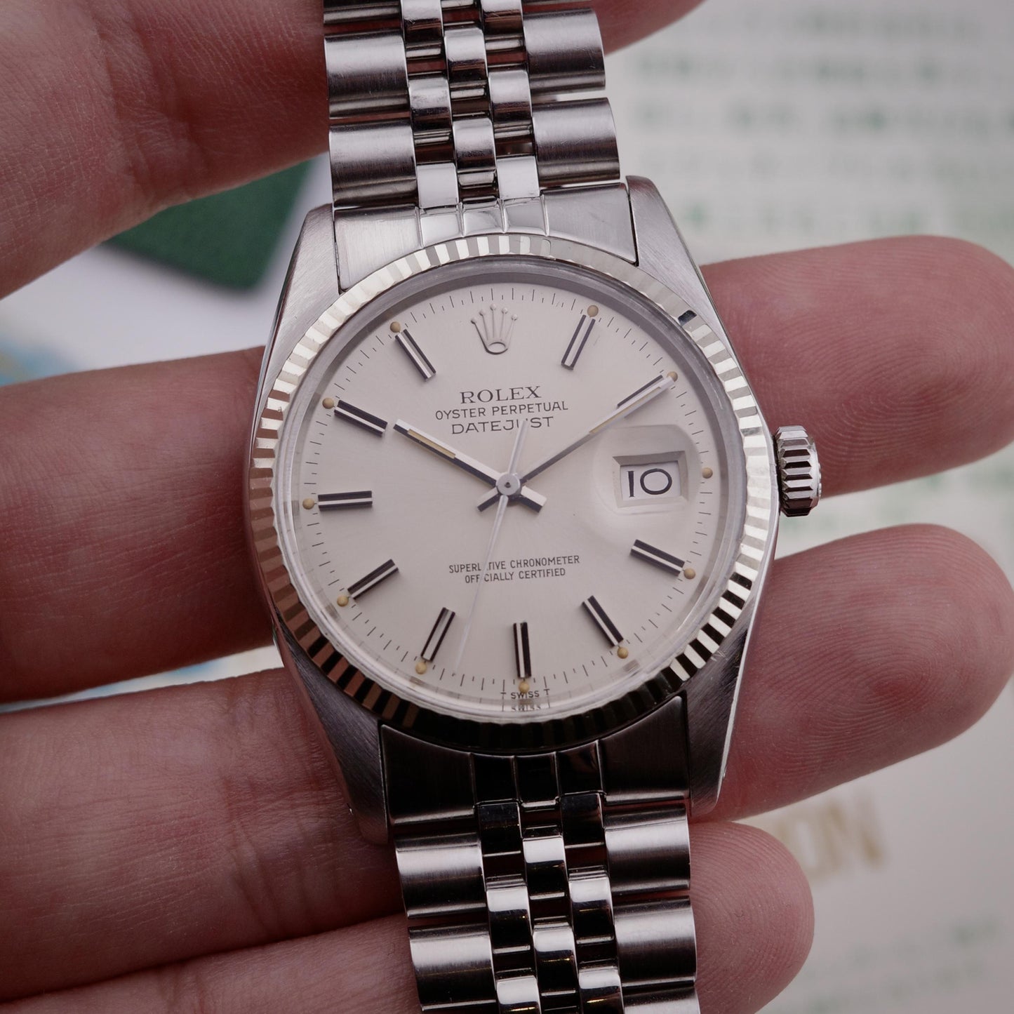 1979 Rolex Datejust 16014 "Wide Boy Pumpkin" Watch