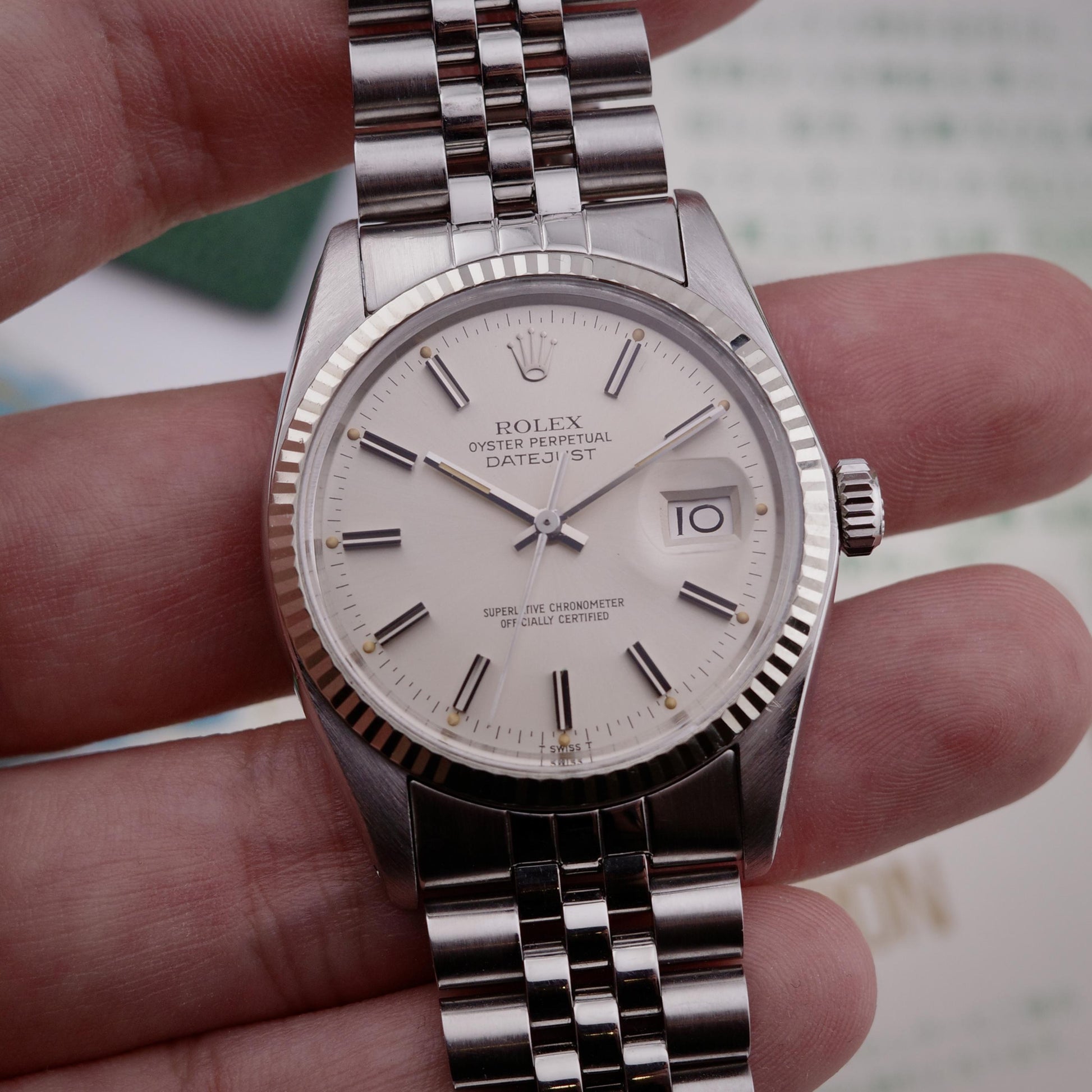 1979 Rolex Datejust 16014 "Wide Boy Pumpkin" Watch