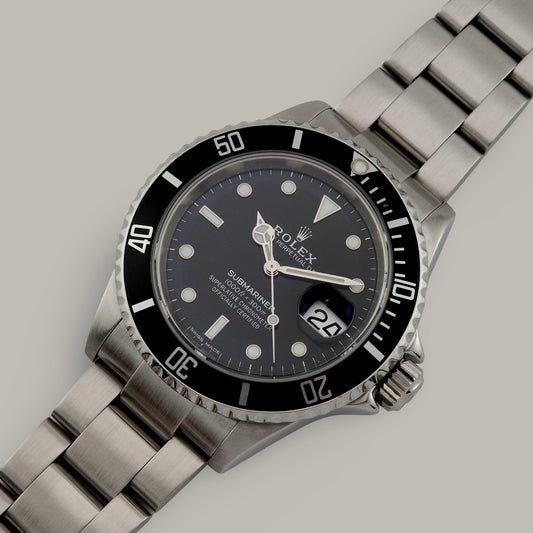 2006 Stainless Steel Rolex Submariner Date 16610T Watch