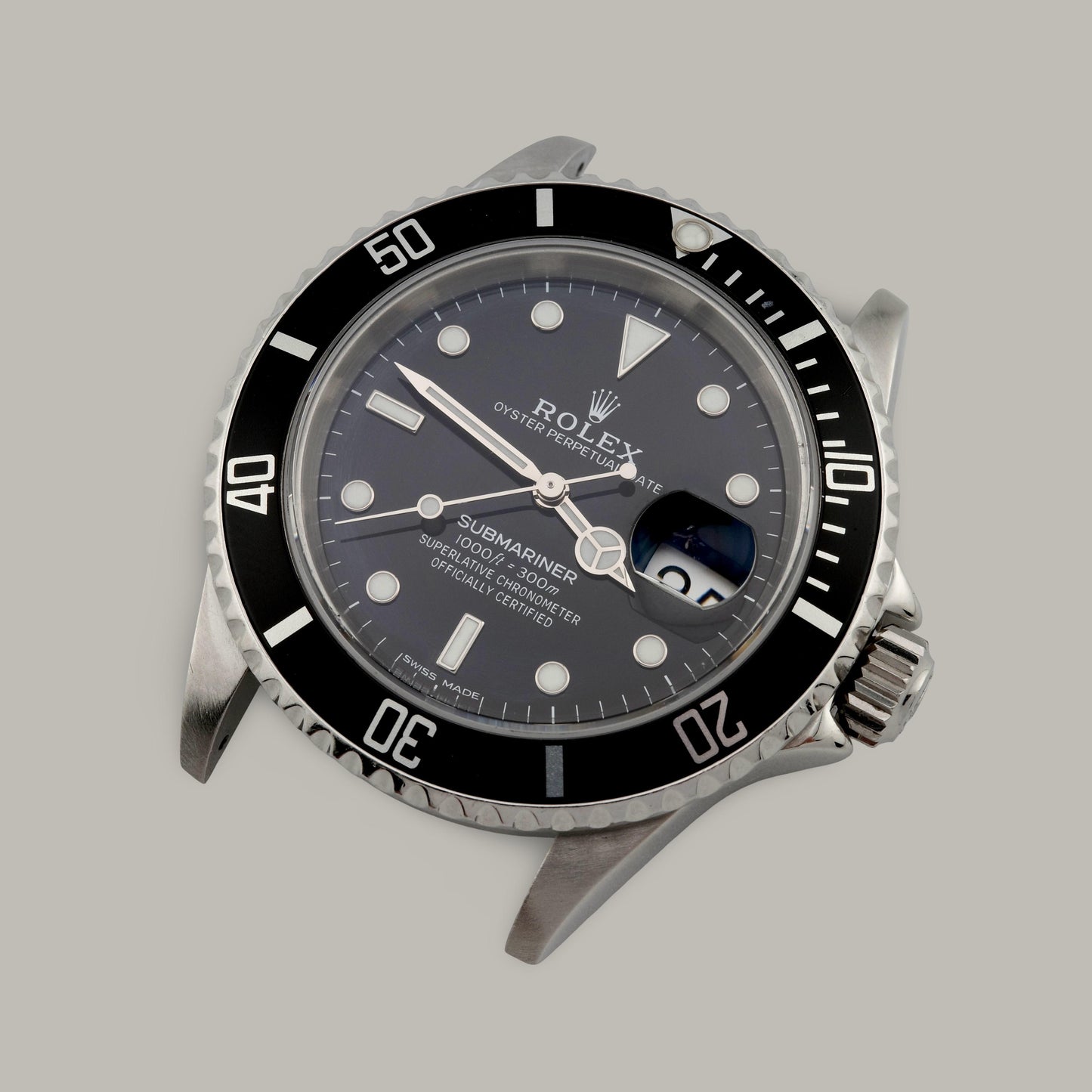 2006 Stainless Steel Rolex Submariner Date 16610T Watch