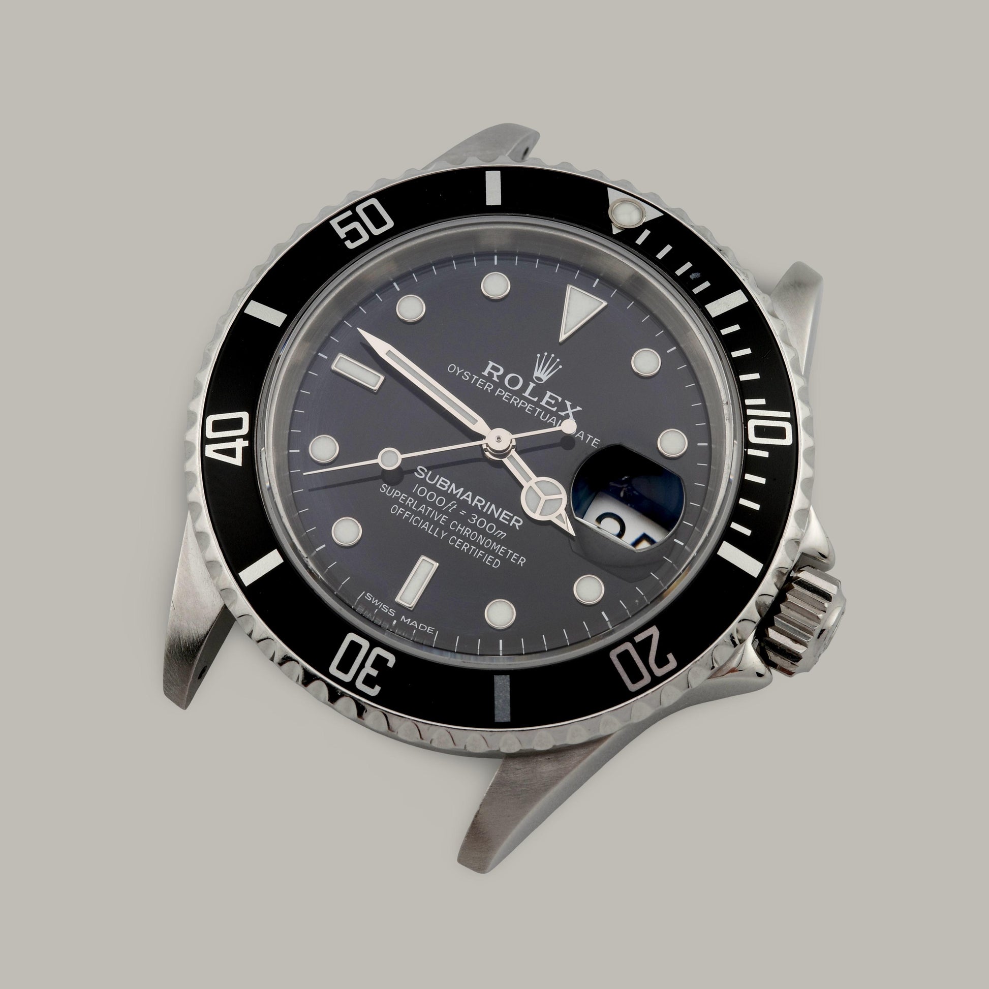 2006 Stainless Steel Rolex Submariner Date 16610T Watch