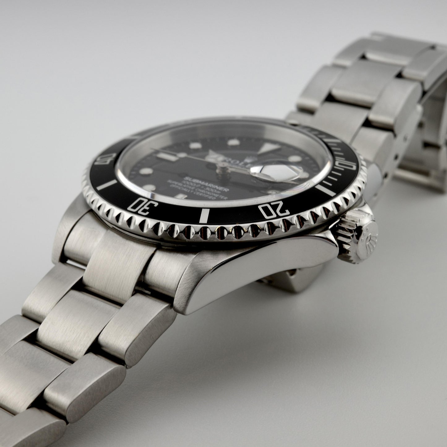 2006 Stainless Steel Rolex Submariner Date 16610T Watch