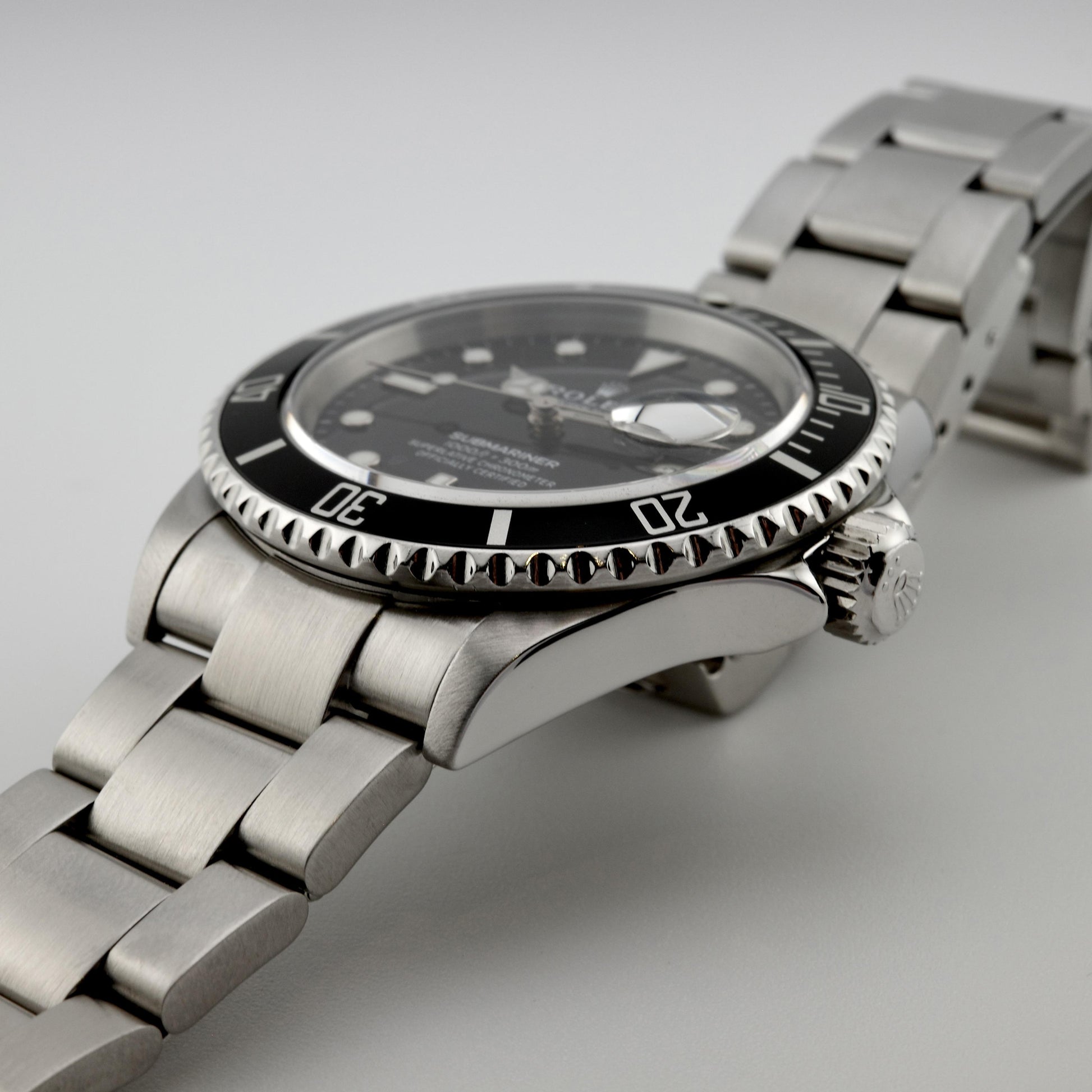 2006 Stainless Steel Rolex Submariner Date 16610T Watch