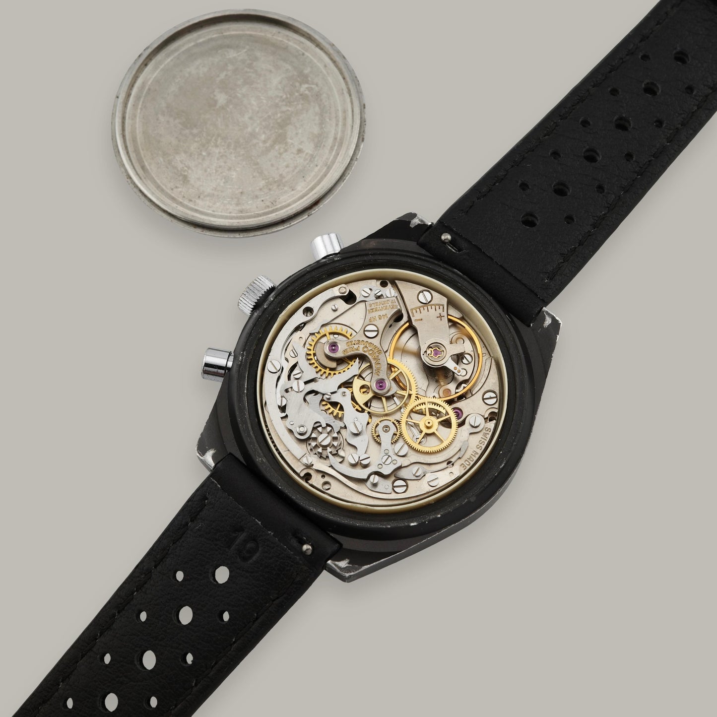 1970s Protoype PVD Stainless Steel Zenith Shadow Watch