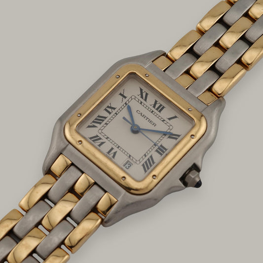 Two-Tone Cartier Panthère W25028B8 Medium Model Watch
