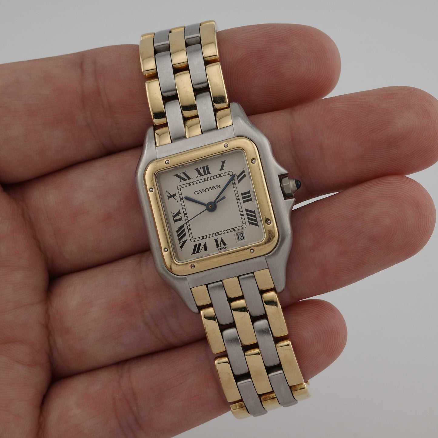 Two-Tone Cartier Panthère W25028B8 Medium Model Watch