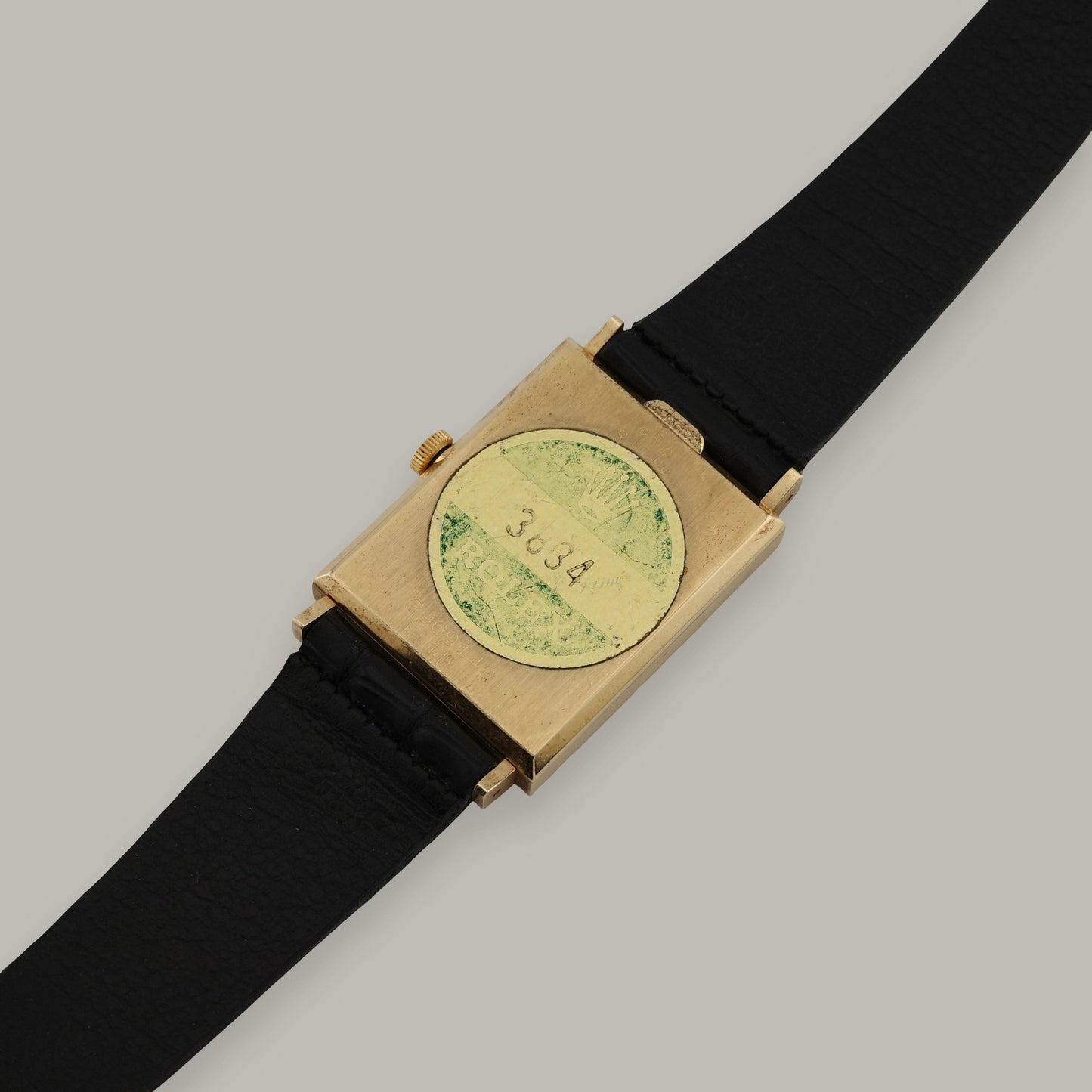 1972 14K Rolex Cellini 3834 Tank Watch
