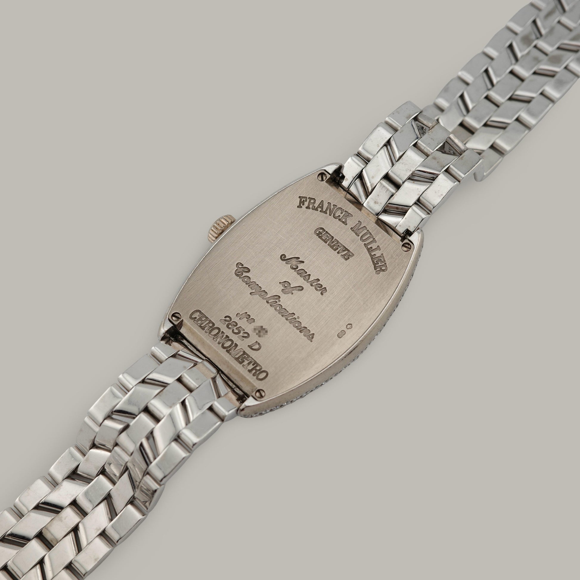 18K Franck Muller Cintrée Curvex Chronometro 2852 Diamond Watch