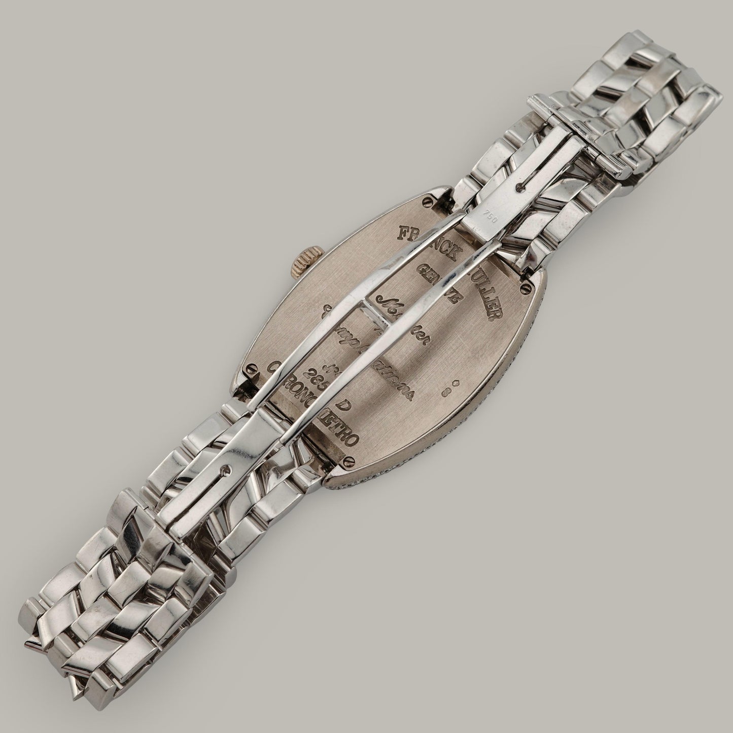 18K Franck Muller Cintrée Curvex Chronometro 2852 Diamond Watch