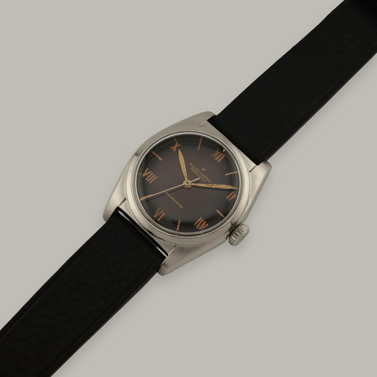 1948 Rolex Bubbleback 6050 Tropical Dial Watch