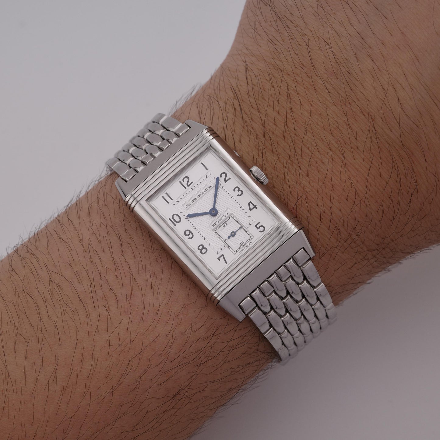 Stainless Steel Jaeger-LeCoultre Reverso Duoface 270.8.54 Watch