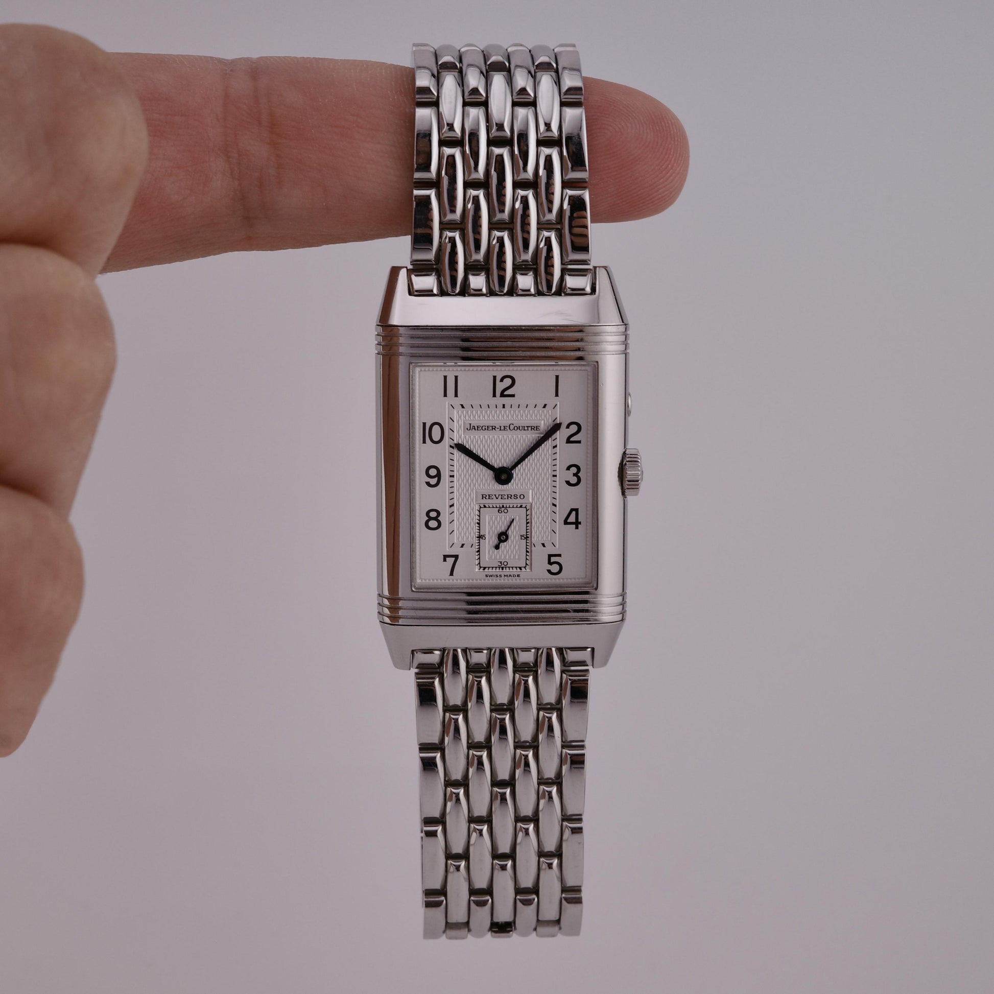 Stainless Steel Jaeger-LeCoultre Reverso Duoface 270.8.54 Watch