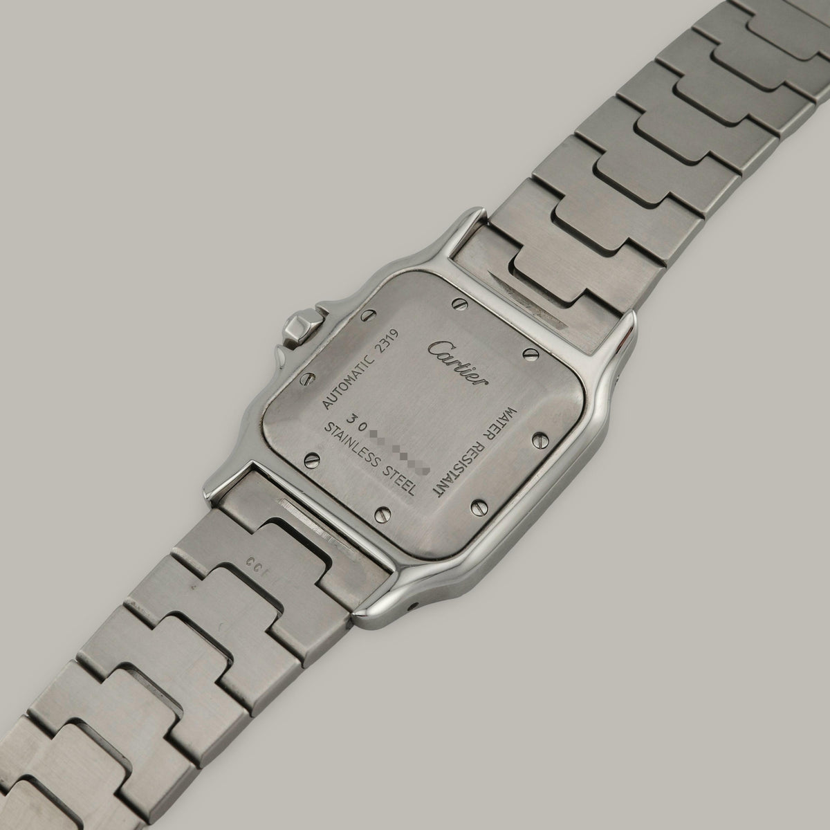 Stainless Steel Cartier Santos Galbée W20040D6 Large Model Watch