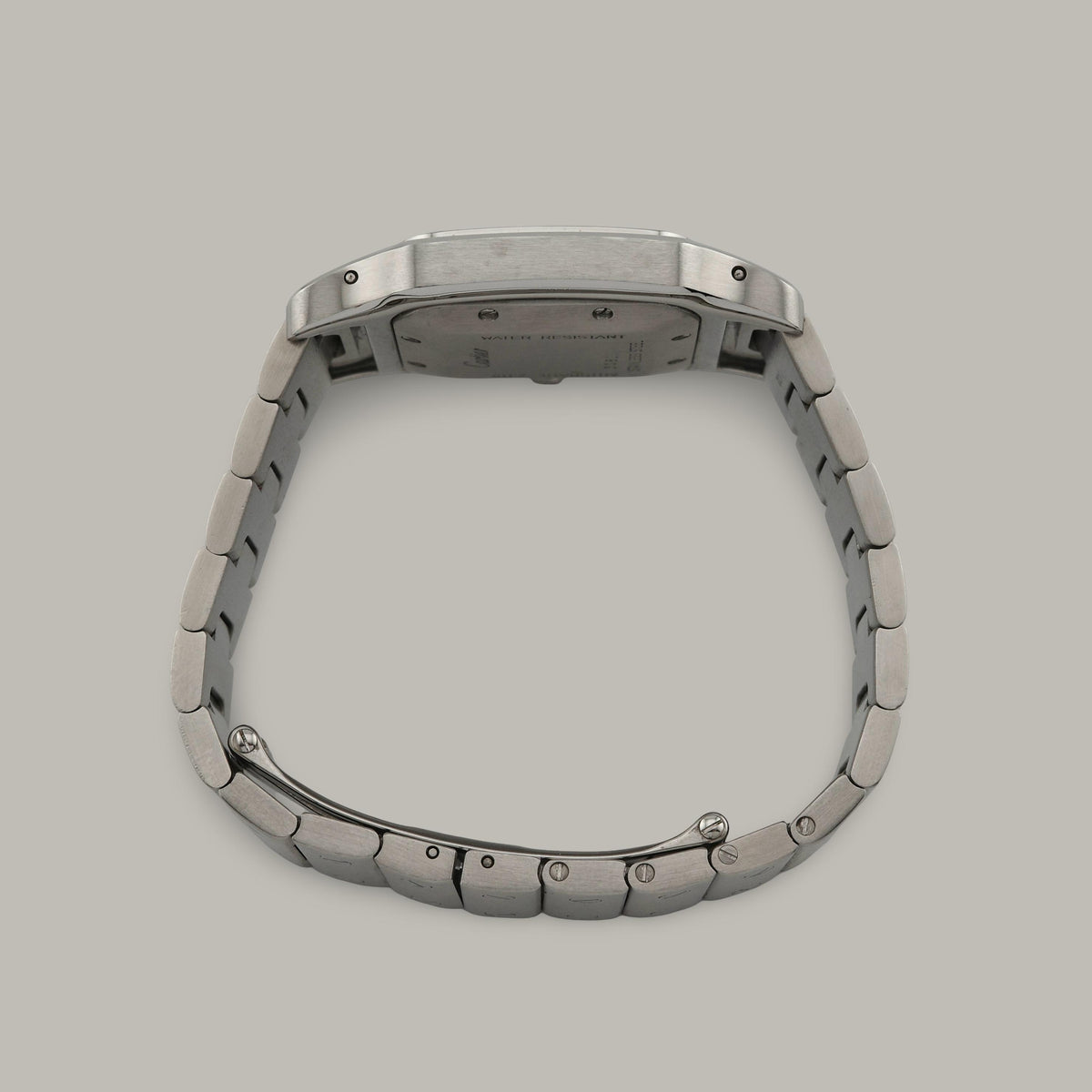 Stainless Steel Cartier Santos Galbée W20040D6 Large Model Watch